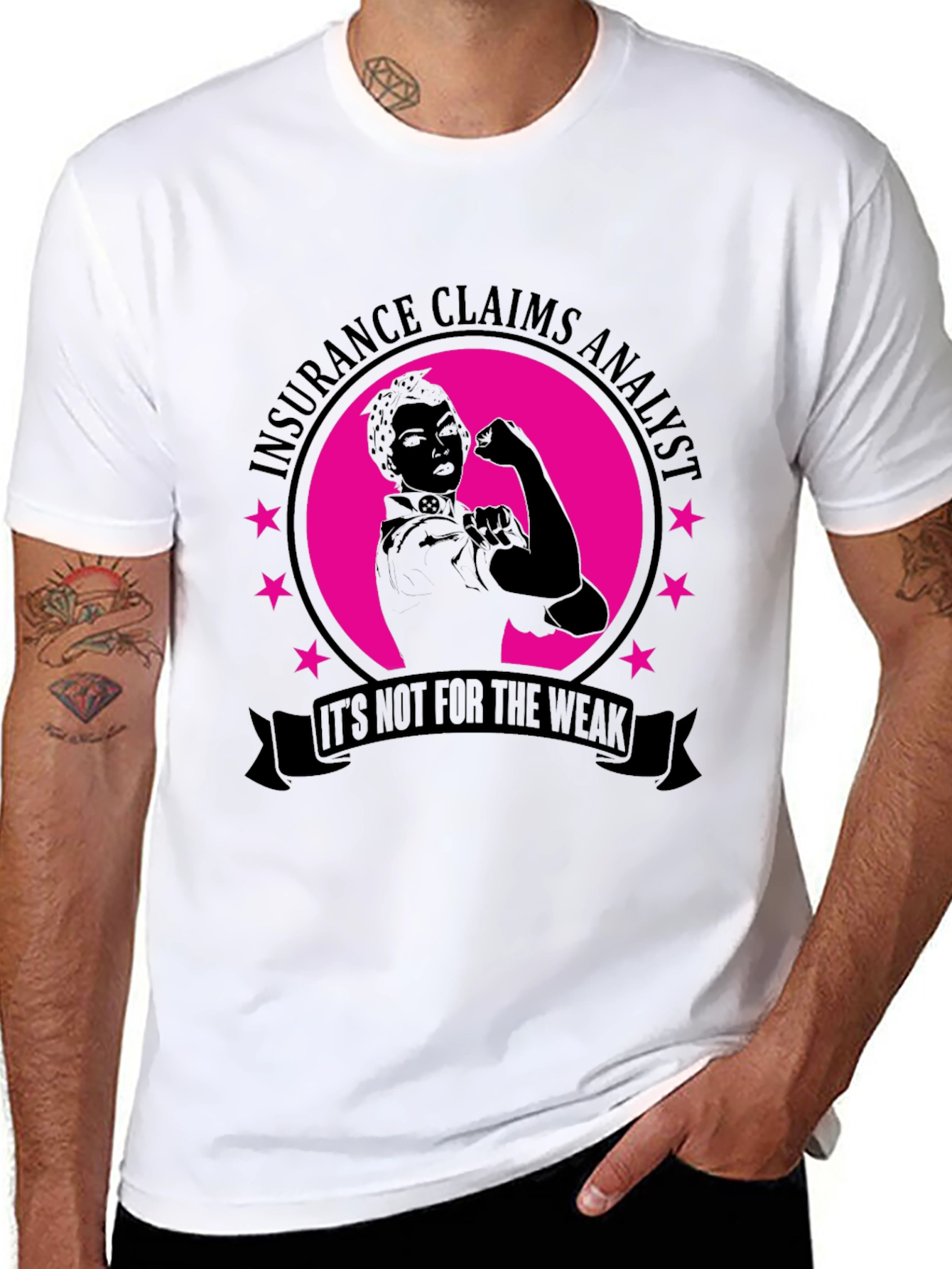 Insurance Claims Analyst T-Shirt - Strong Women Gift