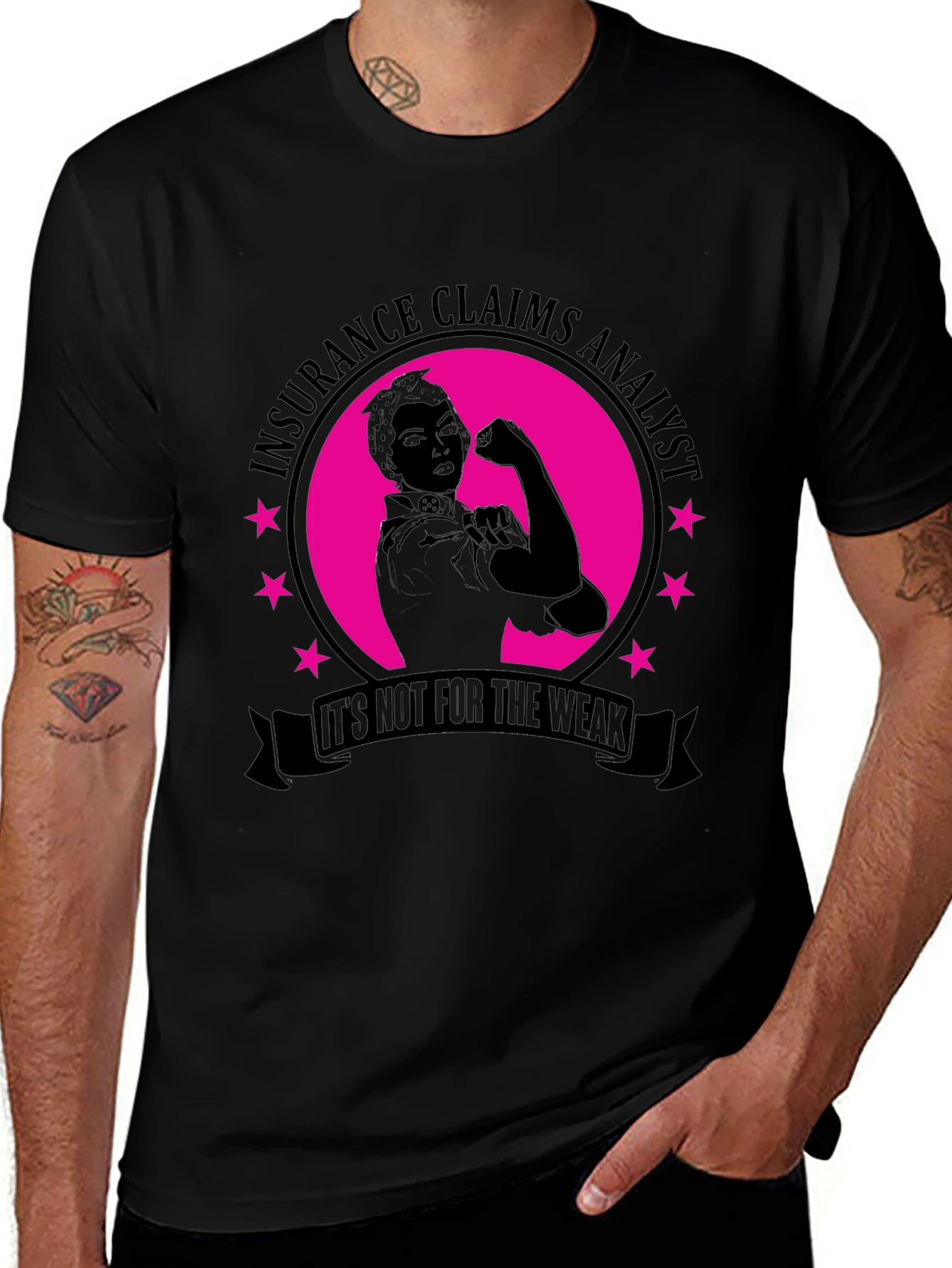 Insurance Claims Analyst T-Shirt - Strong Women Gift