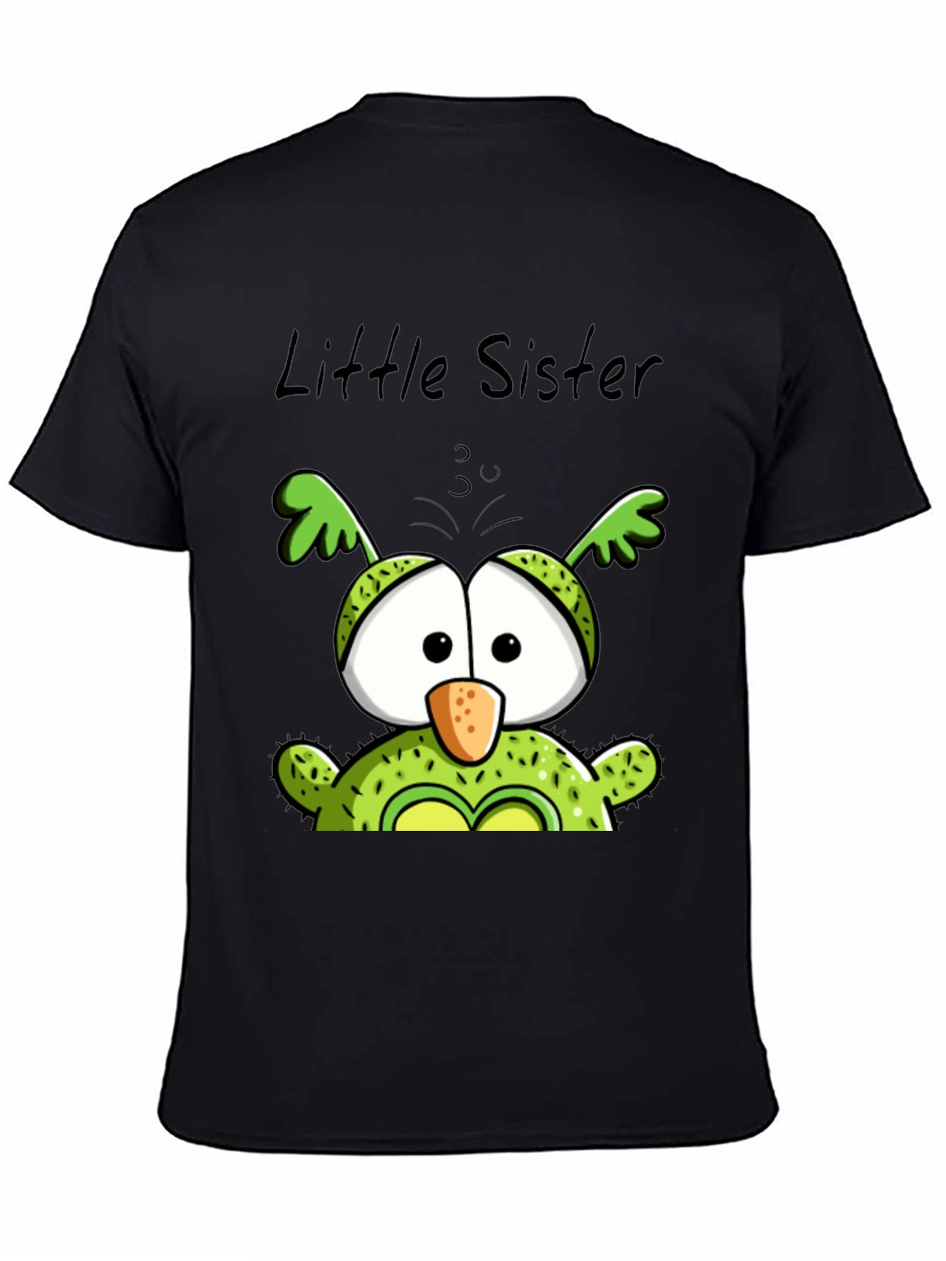 Little Sister Owl T-Shirt - Cute Family Tee