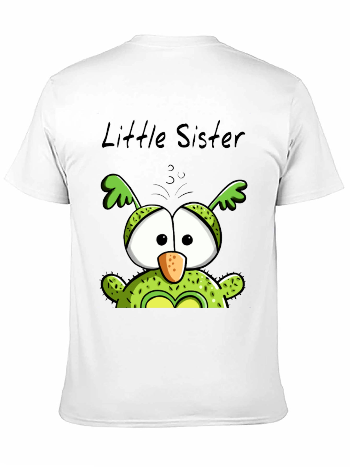 Little Sister Owl T-Shirt - Cute Family Tee