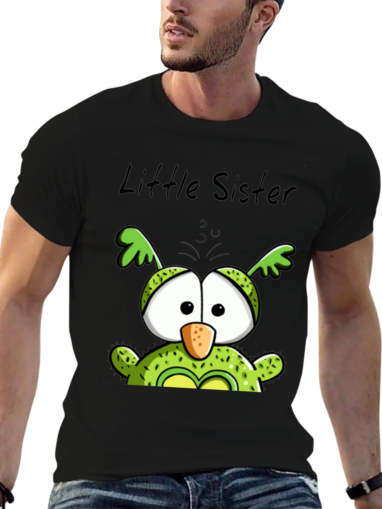 Little Sister Owl T-Shirt - Cute Family Tee