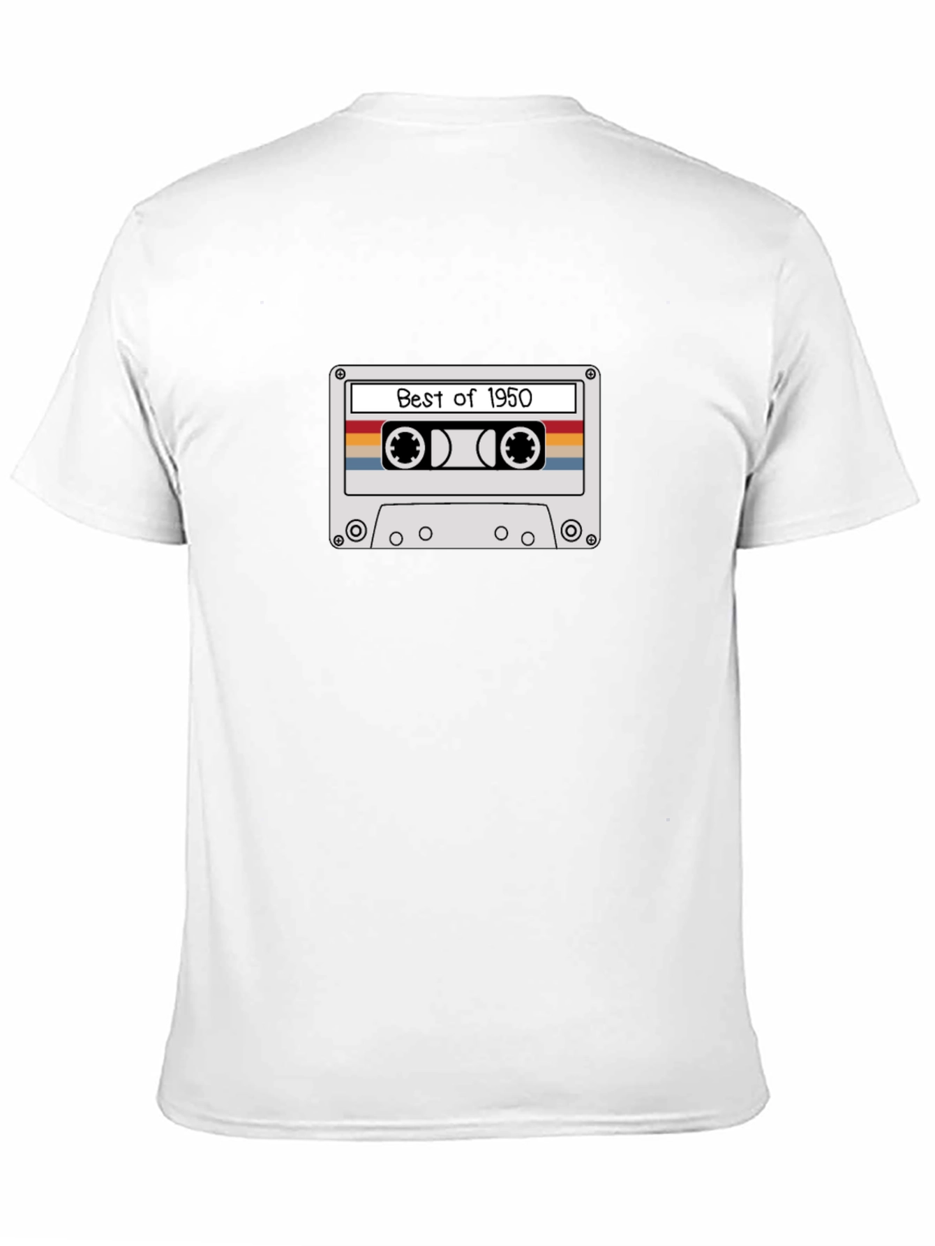 Retro Best of 1950 Cassette Tape Graphic T-Shirt