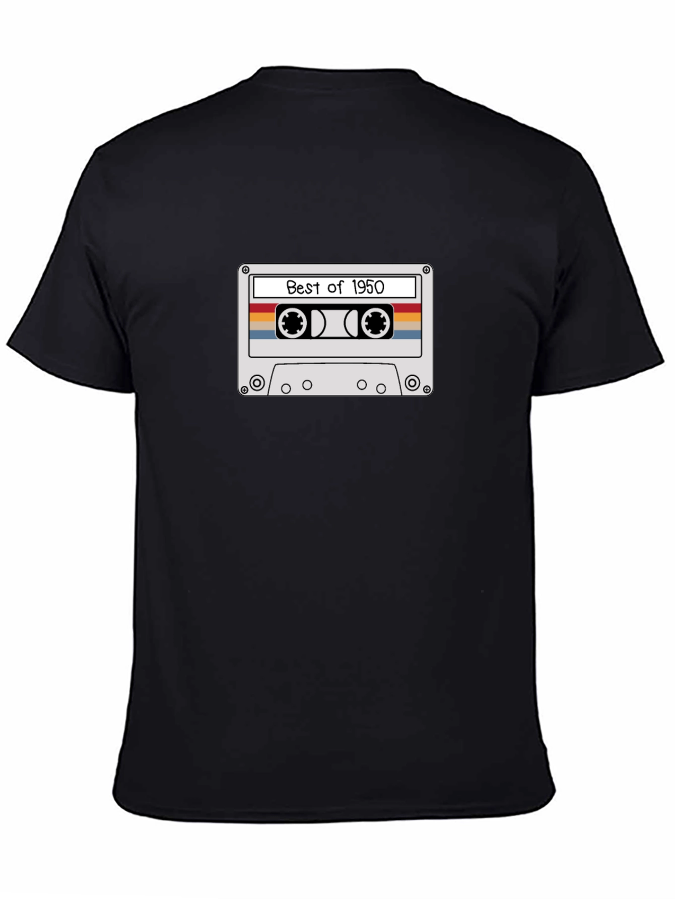 Retro Best of 1950 Cassette Tape Graphic T-Shirt
