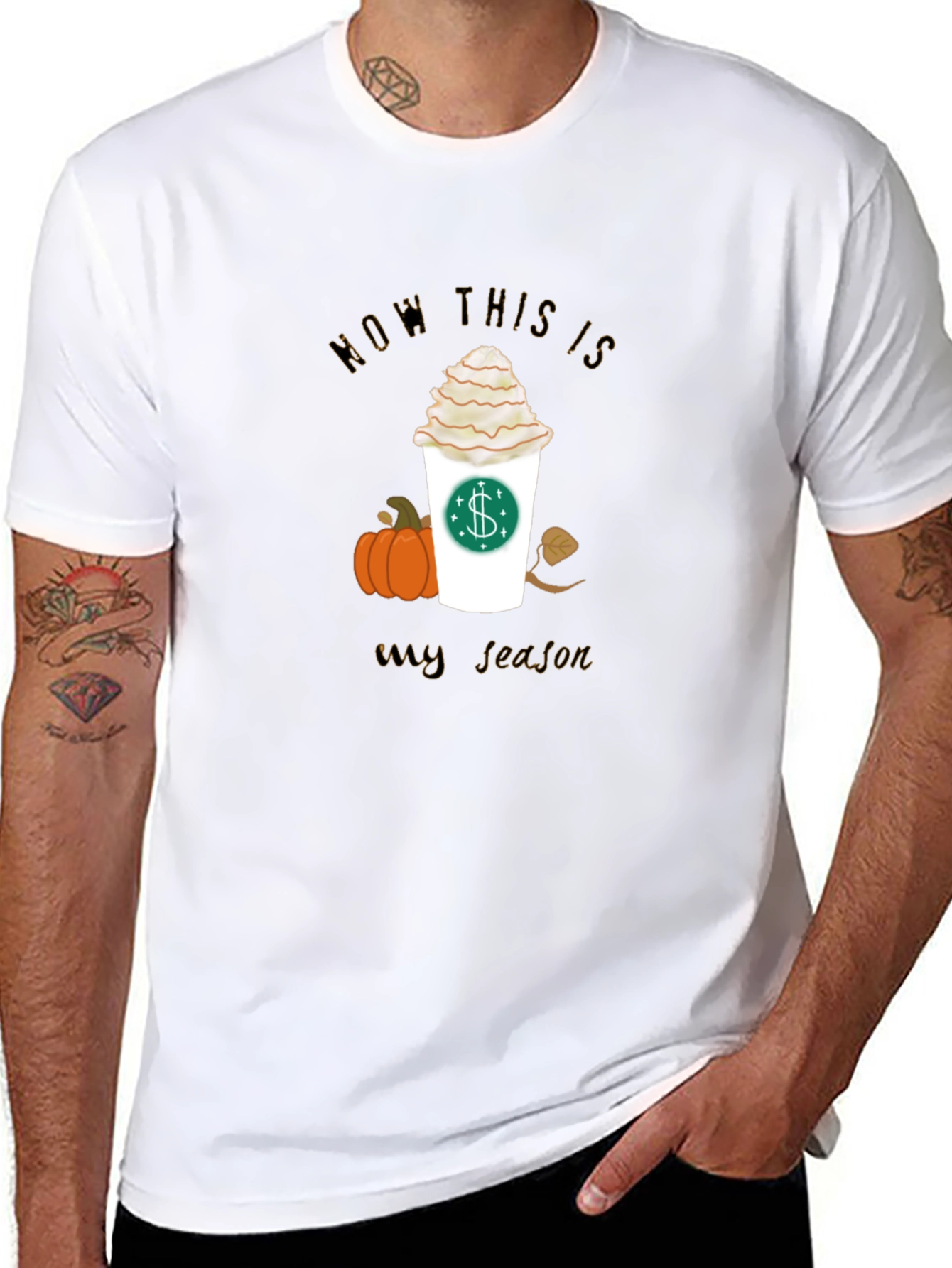 Pumpkin Spice Latte Season Graphic Tee