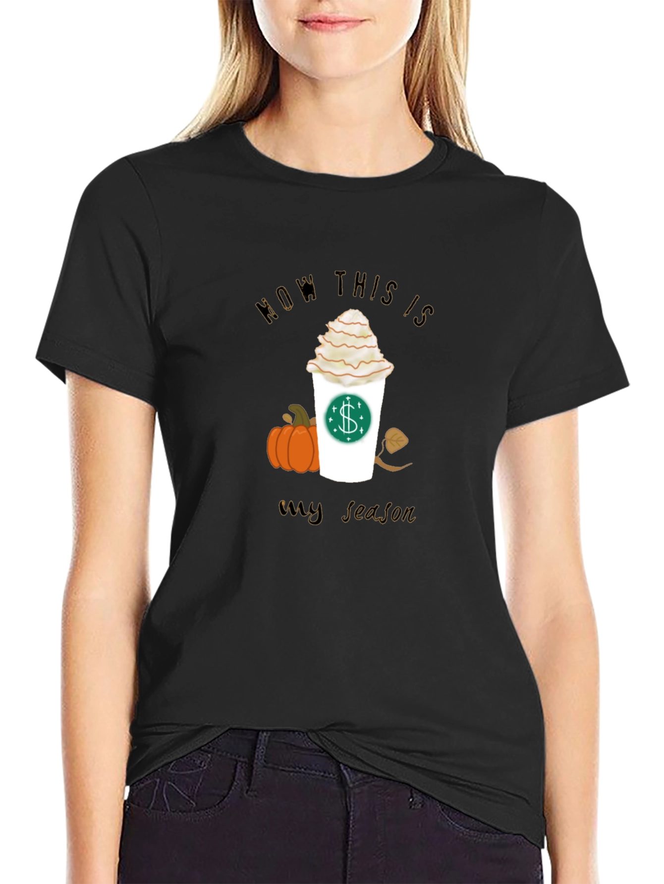 Pumpkin Spice Latte Season Graphic Tee
