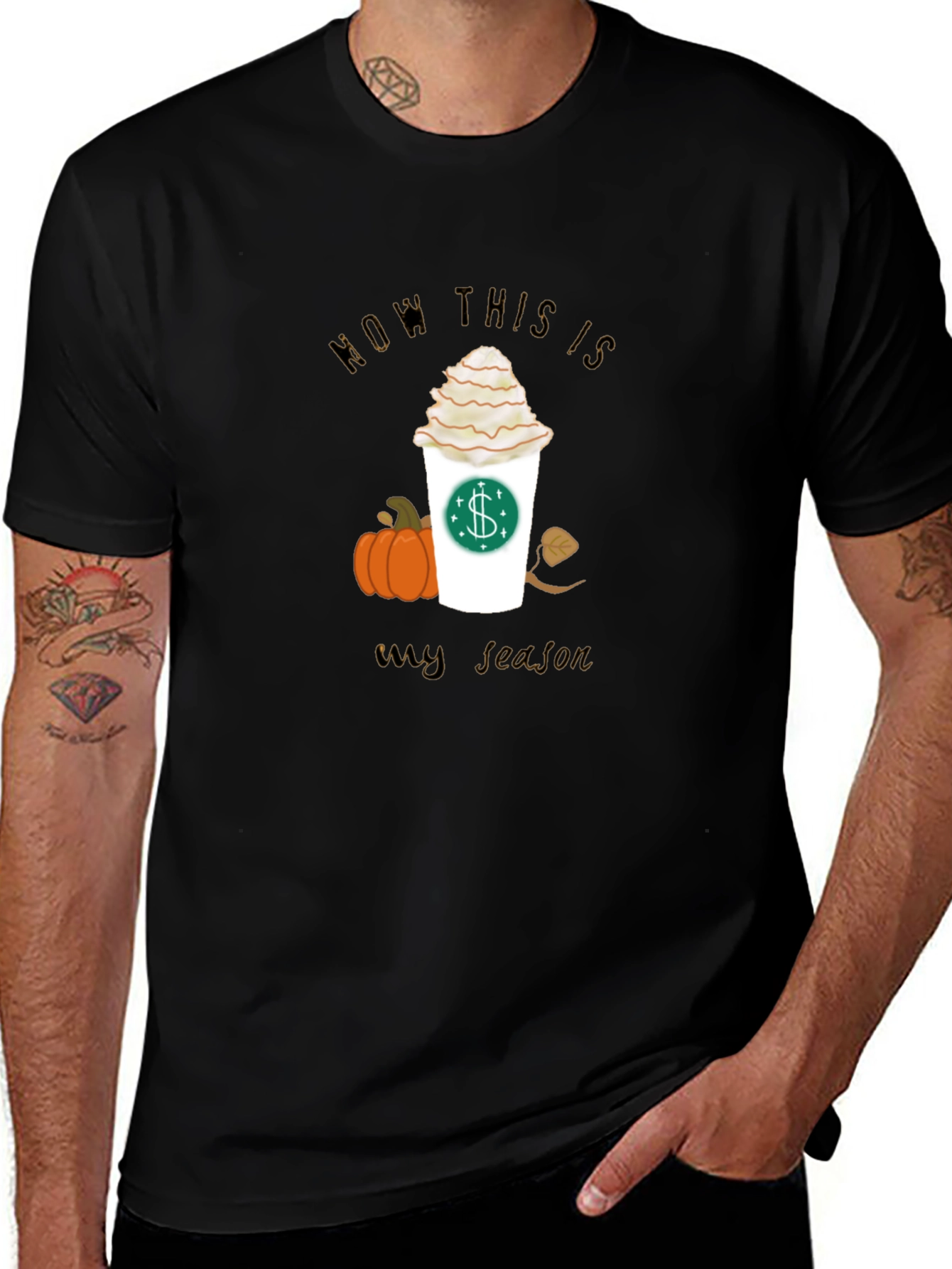 Pumpkin Spice Latte Season Graphic Tee