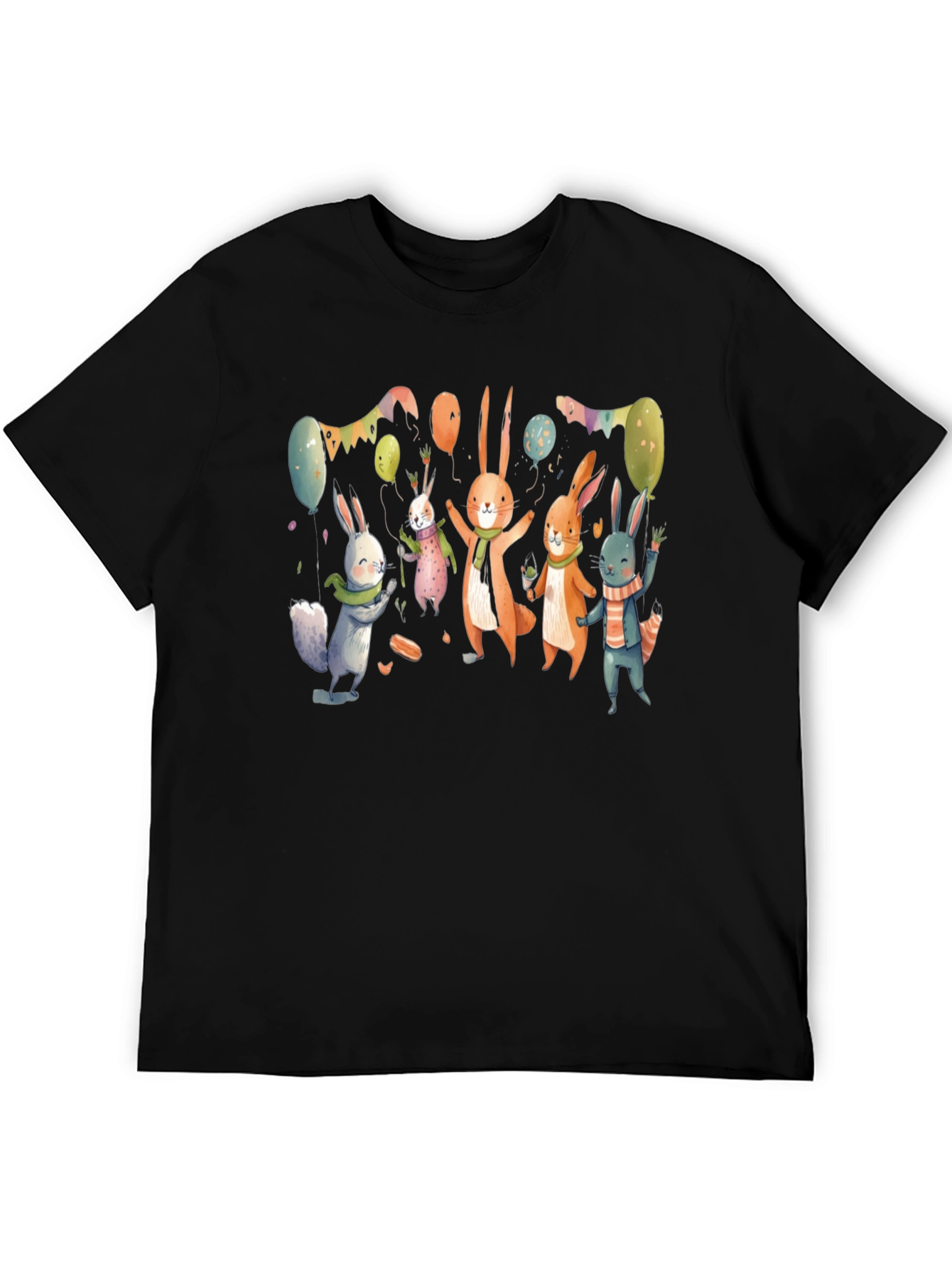 Festive Bunny Print Tee
