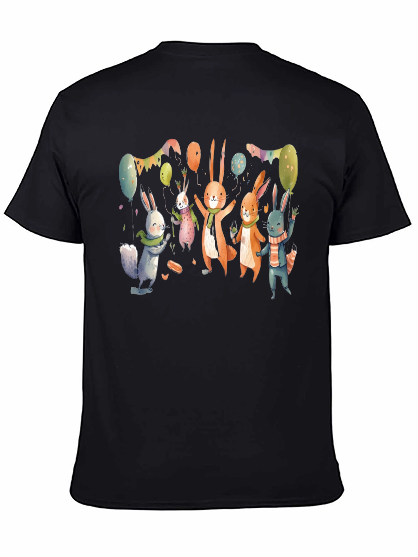 Festive Bunny Print Tee