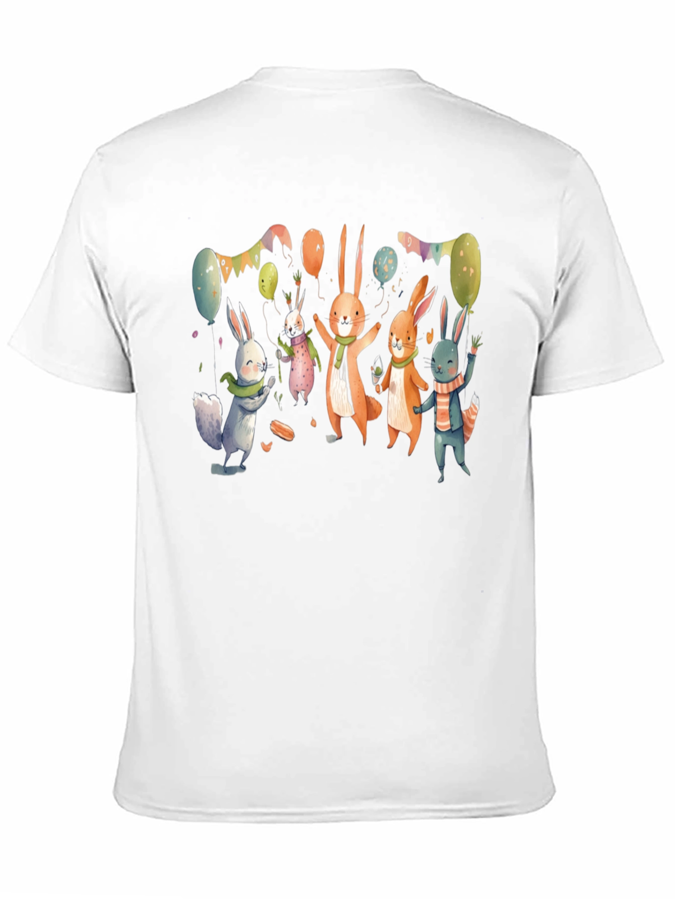 Festive Bunny Print Tee