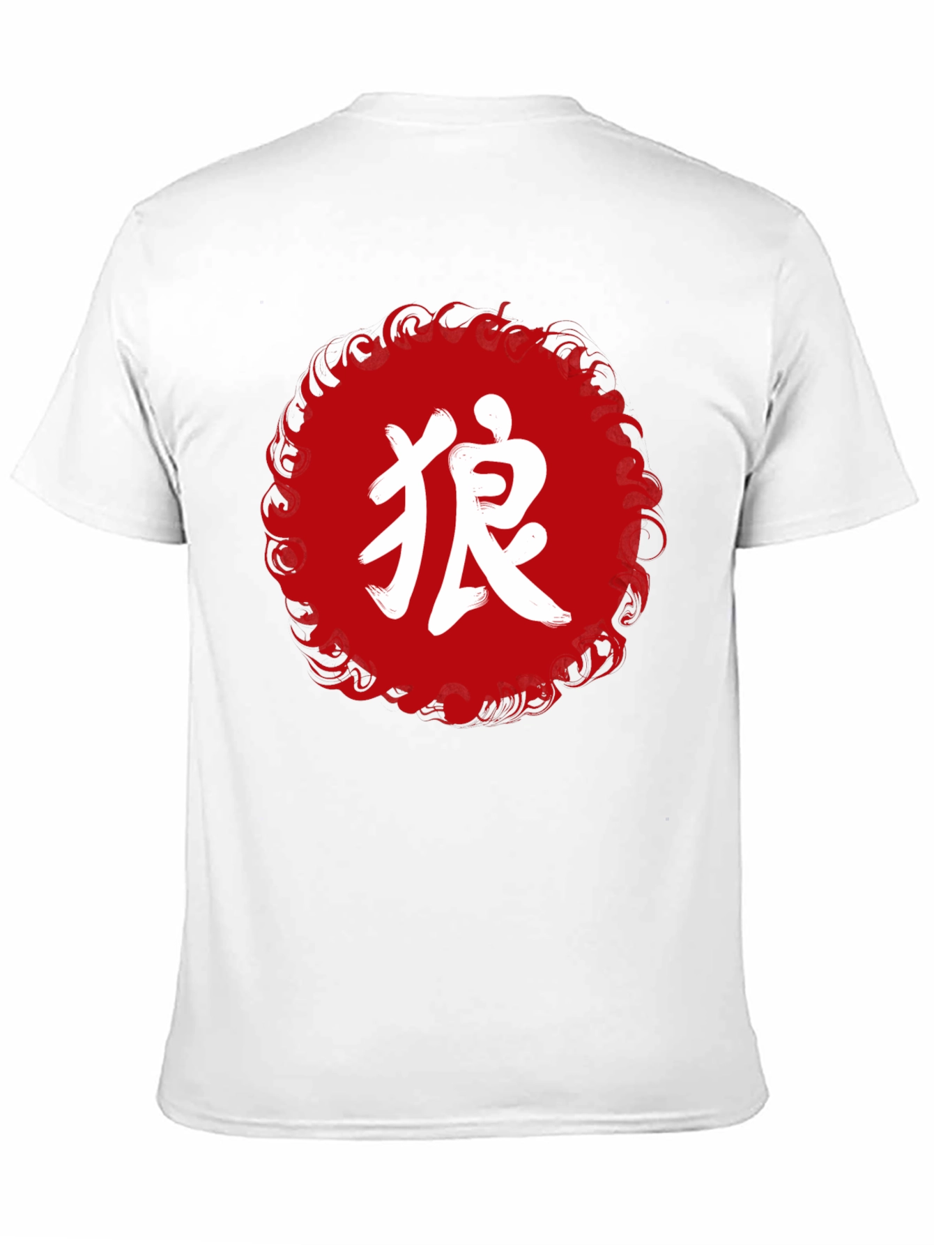 Japanese Wolf Graphic T-Shirt