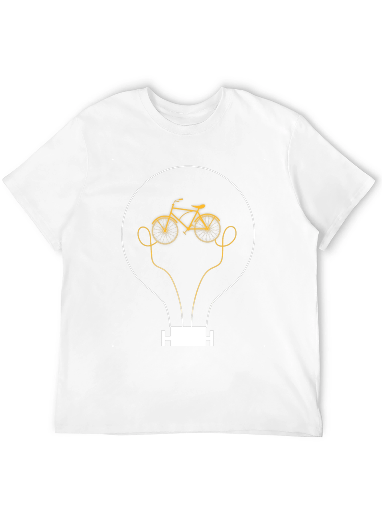 Bike Bulb Graphic Tee - Mens Black T-Shirt