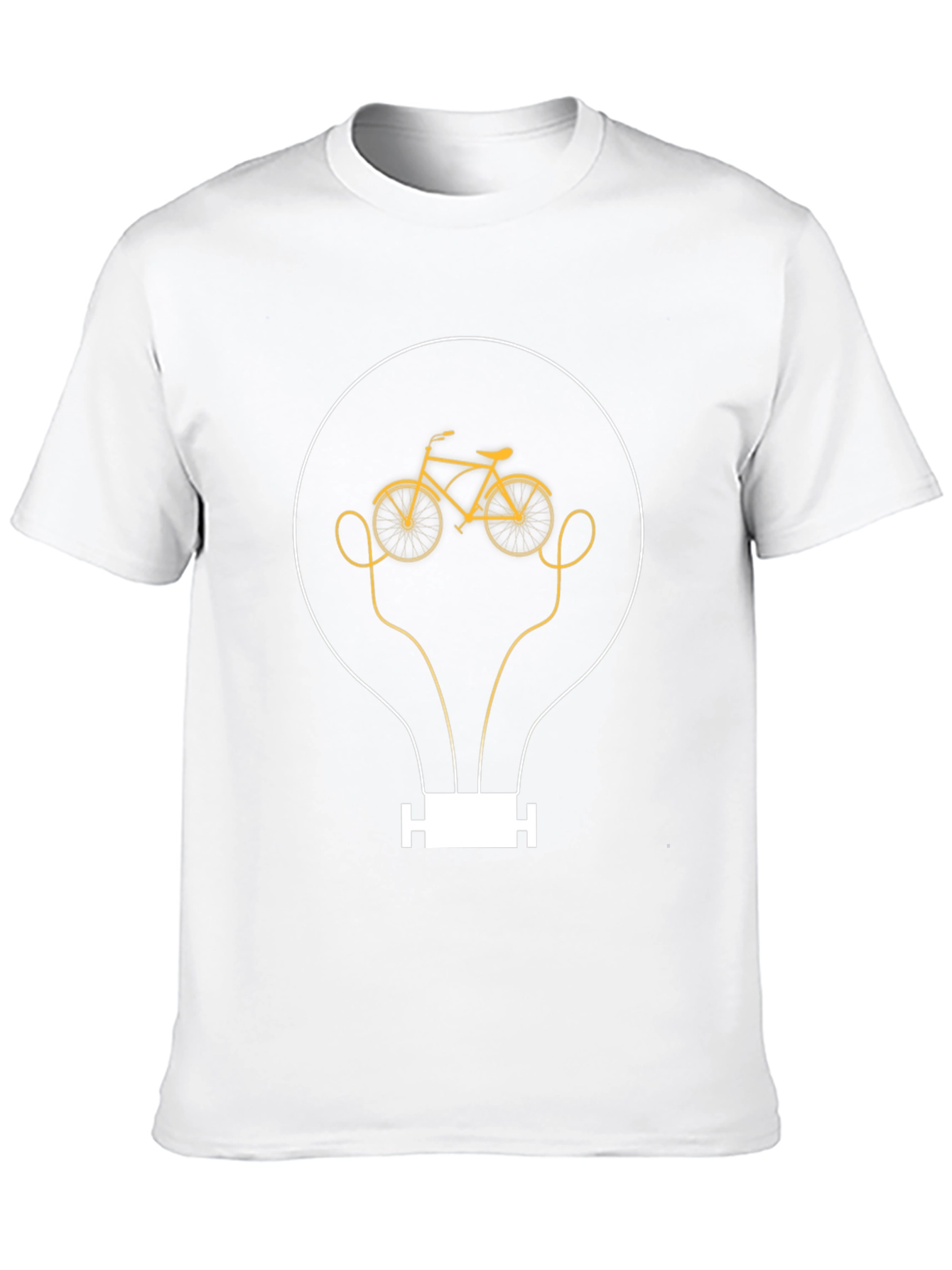 Bike Bulb Graphic Tee - Mens Black T-Shirt