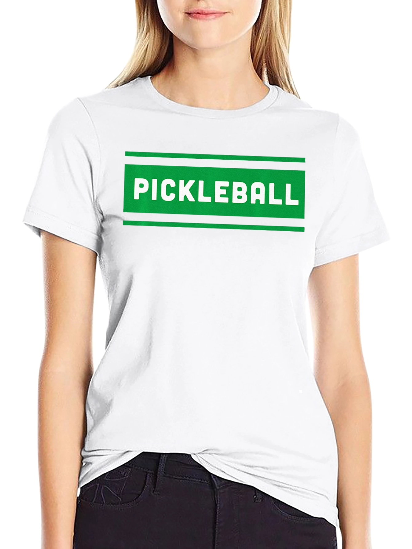 Pickleball Graphic Tee - Sporty Black T-Shirt
