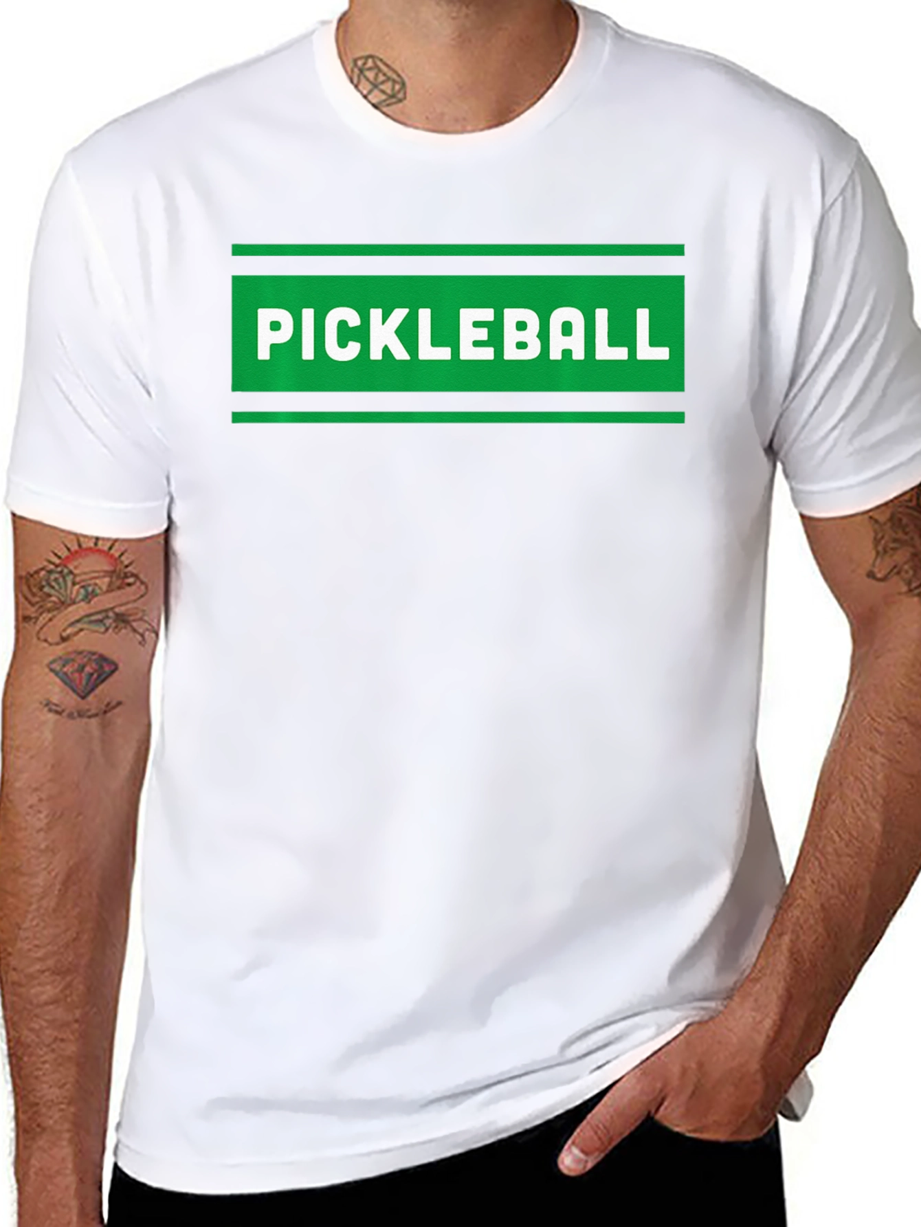 Pickleball Graphic Tee - Sporty Black T-Shirt