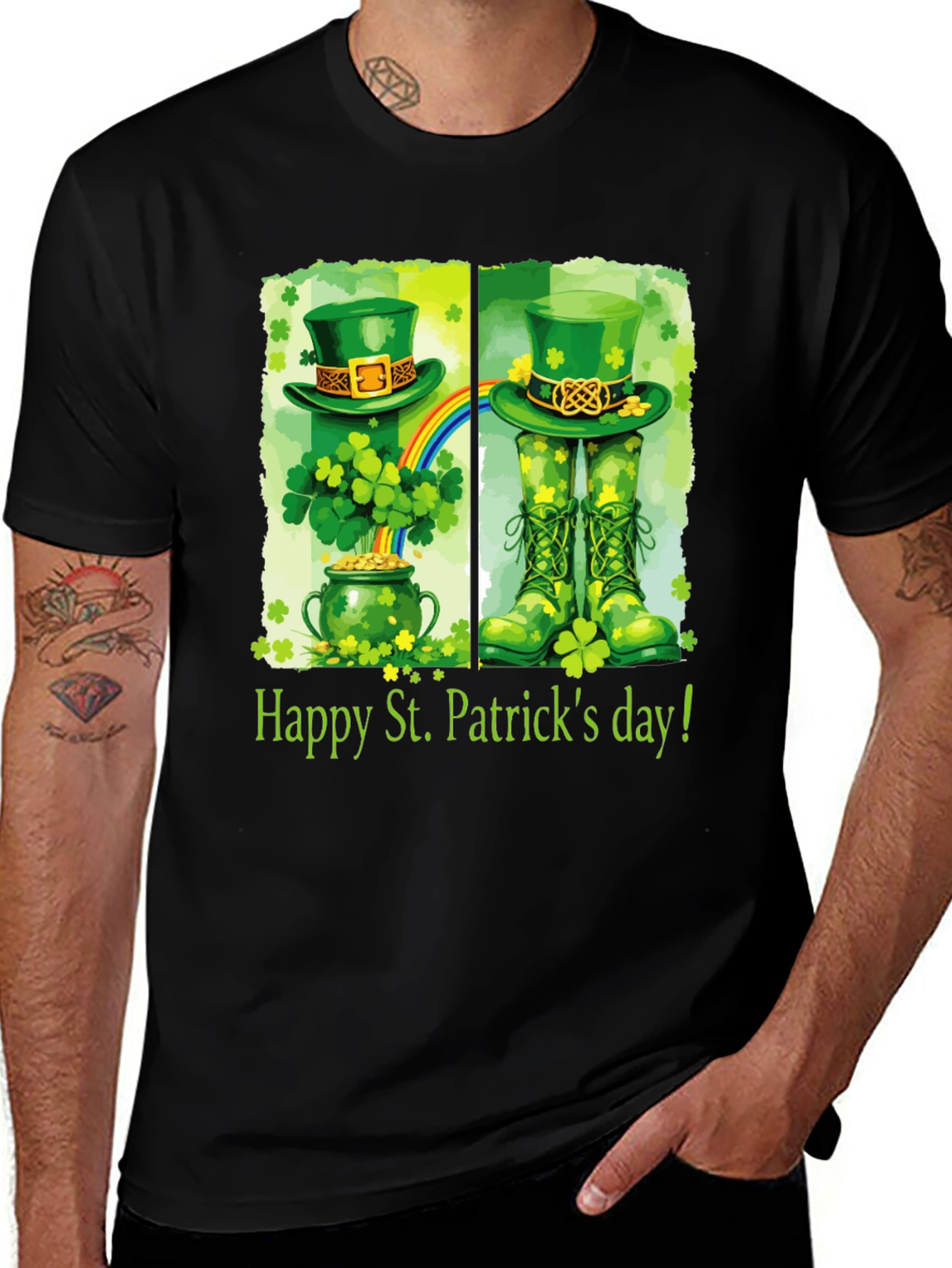 St. Patricks Day Graphic T-Shirt - Lucky Charm Style