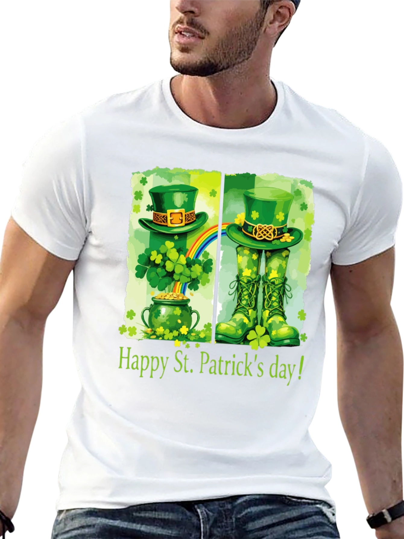 St. Patricks Day Graphic T-Shirt - Lucky Charm Style