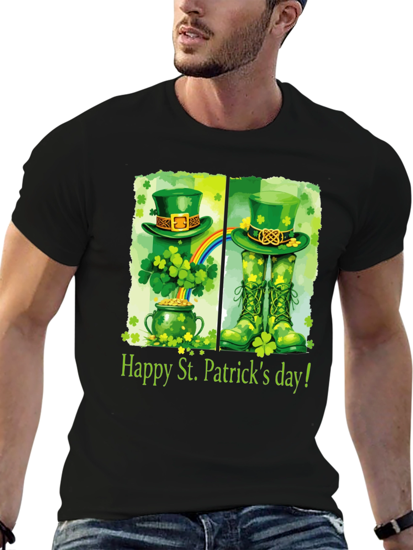 St. Patricks Day Graphic T-Shirt - Lucky Charm Style