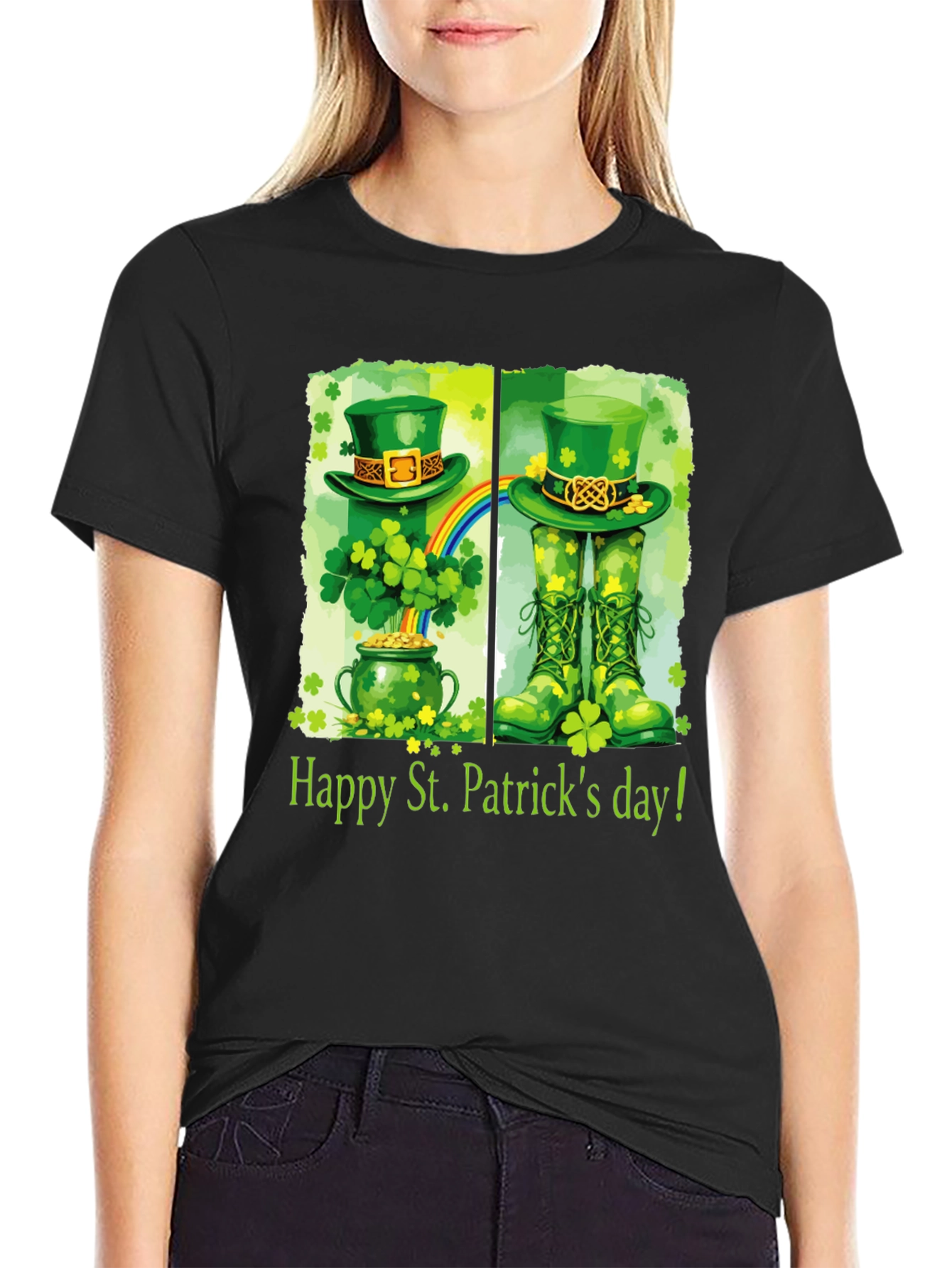 St. Patricks Day Graphic T-Shirt - Lucky Charm Style