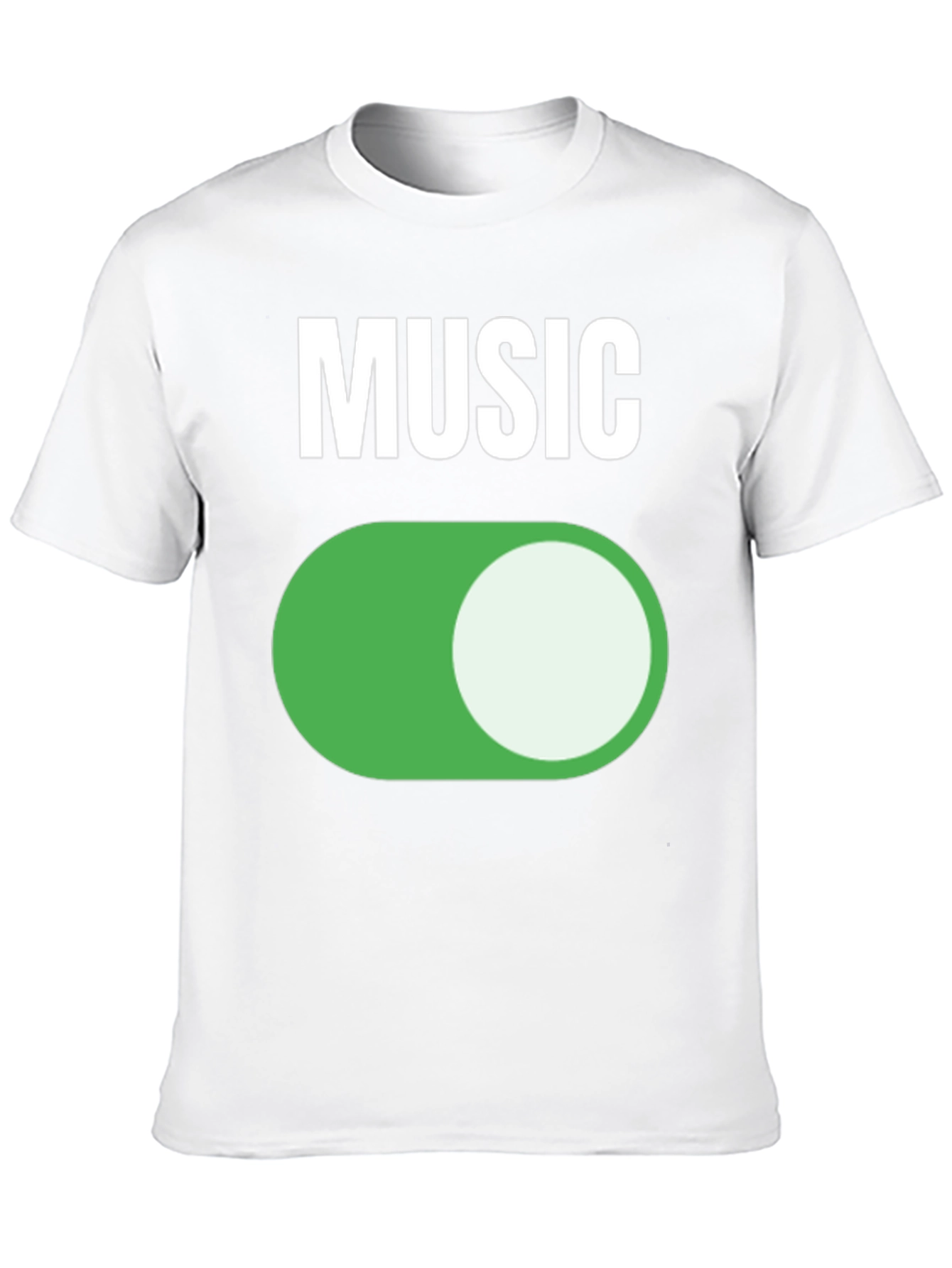 Music On Black T-Shirt