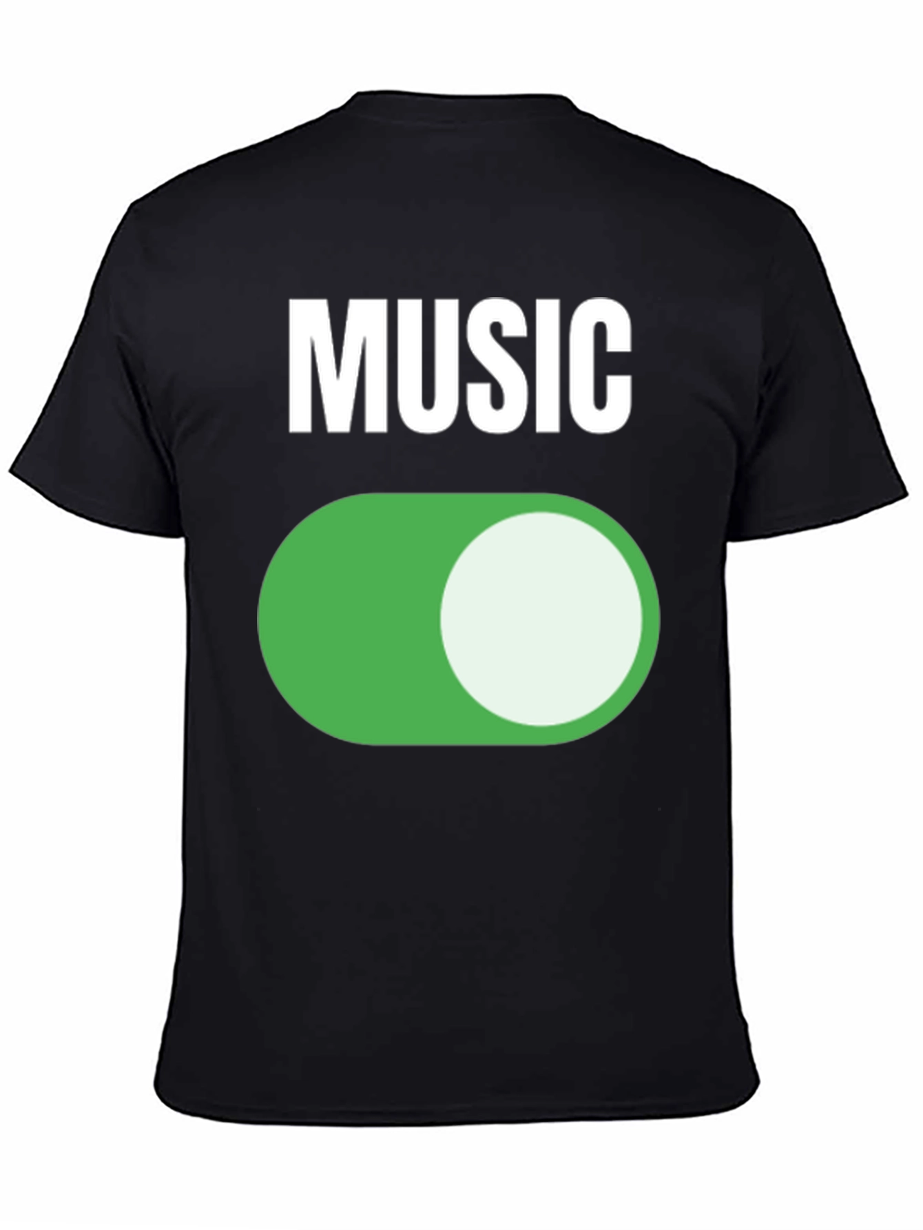 Music On Black T-Shirt