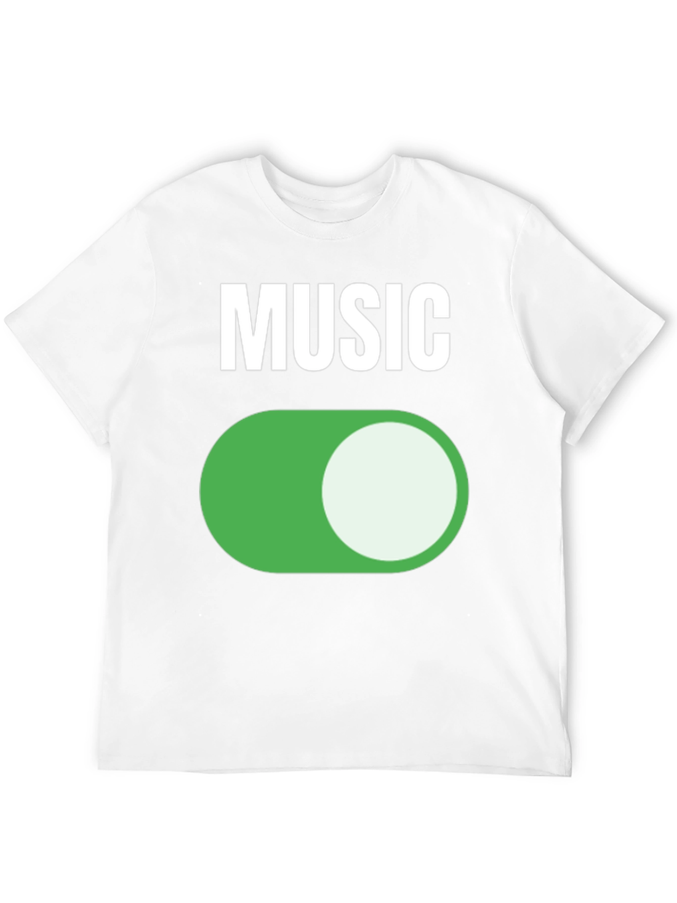 Music On Black T-Shirt