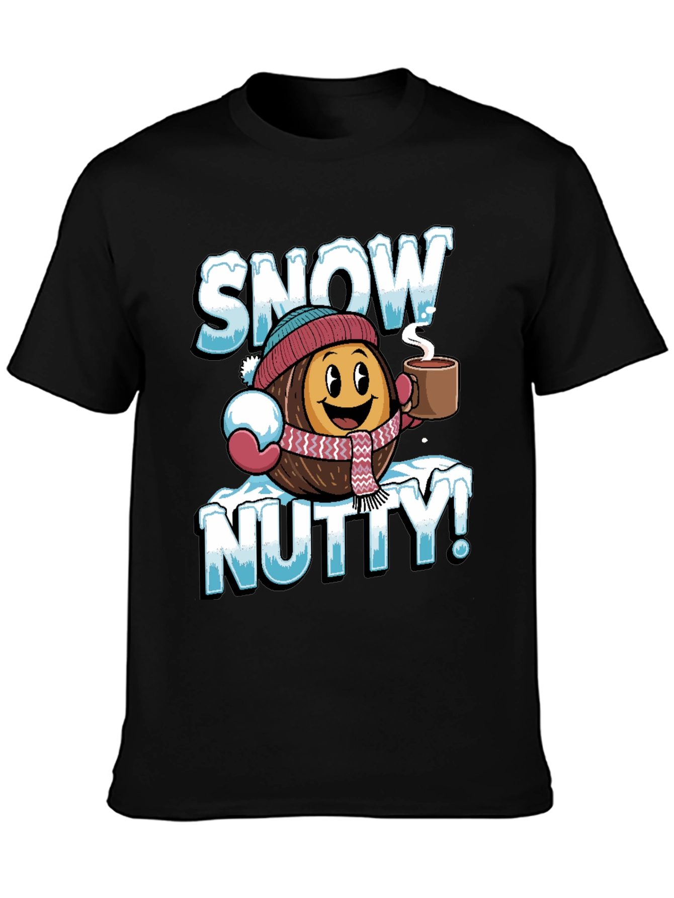 Snow Nutty Graphic Tee - Winter Holiday Fun!