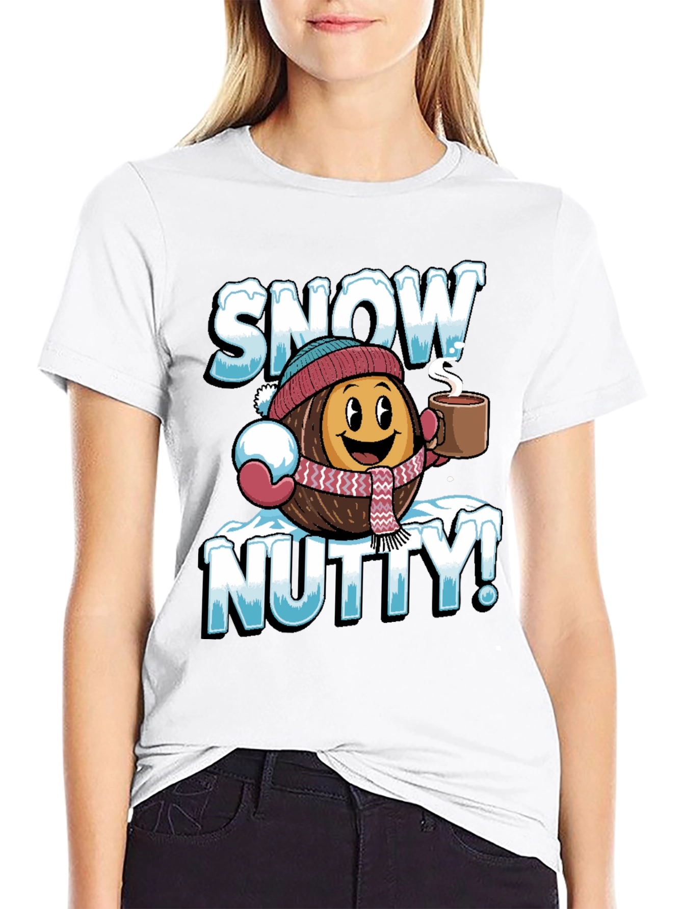 Snow Nutty Graphic Tee - Winter Holiday Fun!