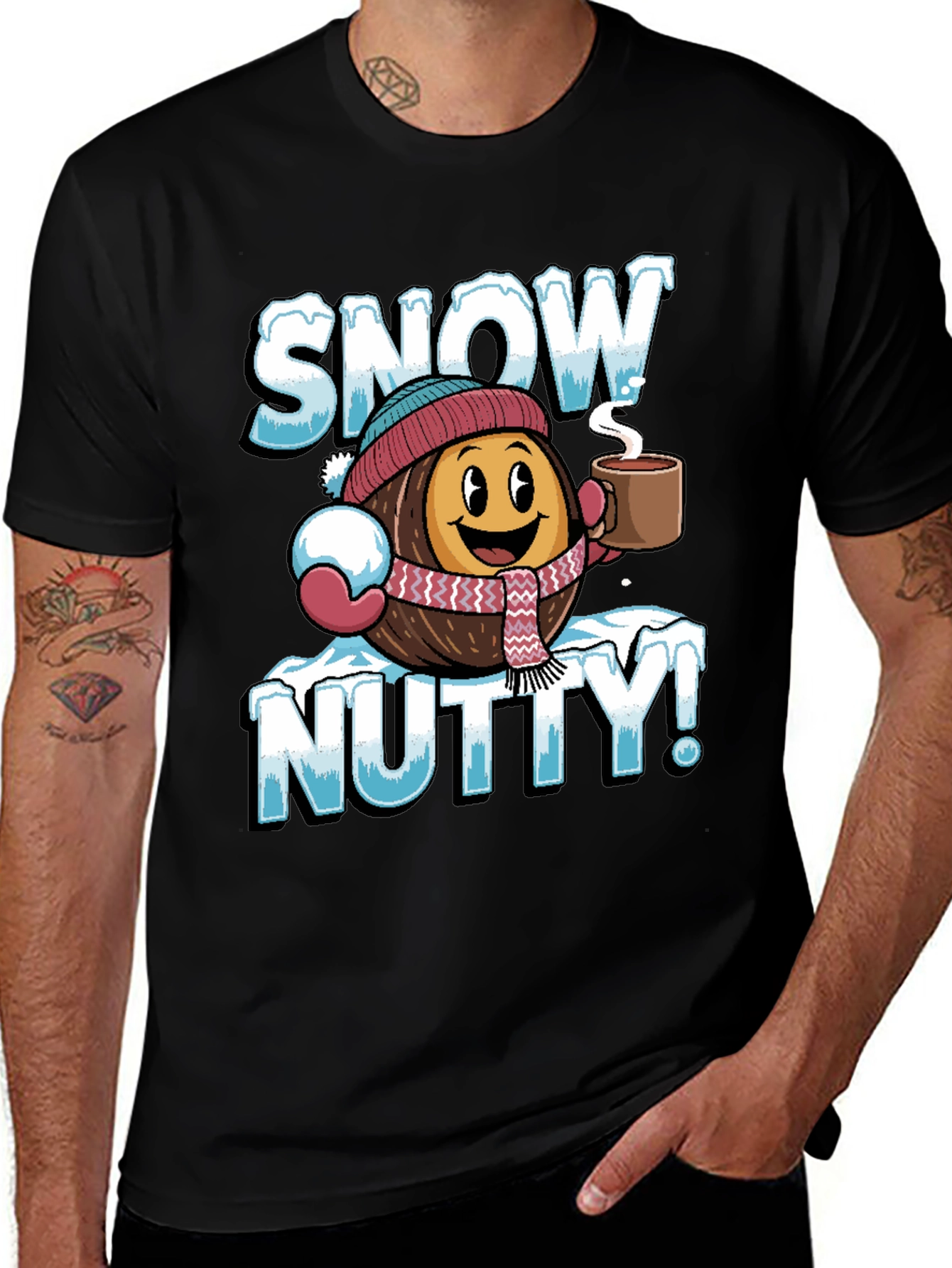 Snow Nutty Graphic Tee - Winter Holiday Fun!