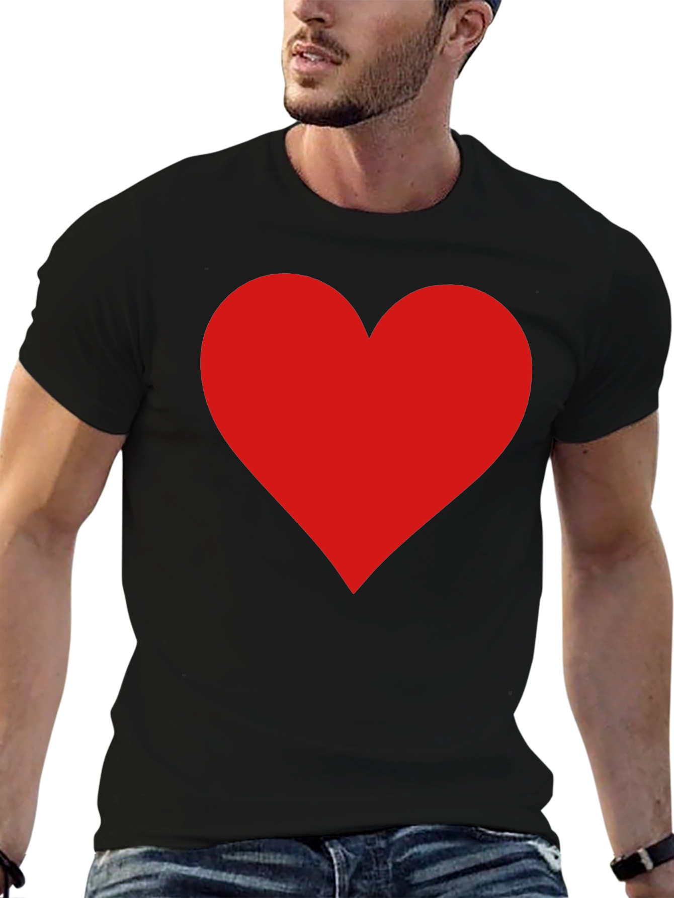 Bold Heart Graphic Tee - Express Your Love!