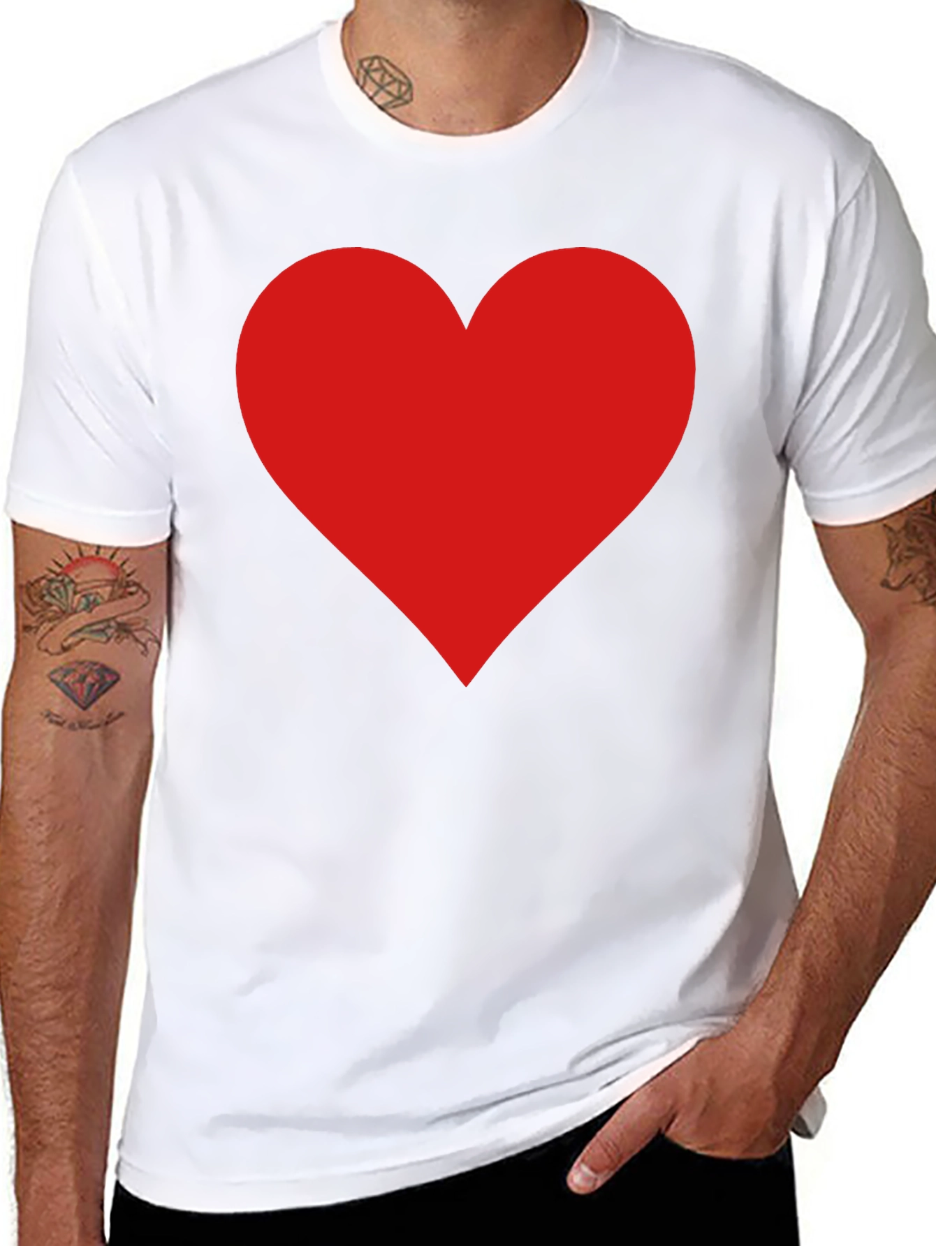 Bold Heart Graphic Tee - Express Your Love!