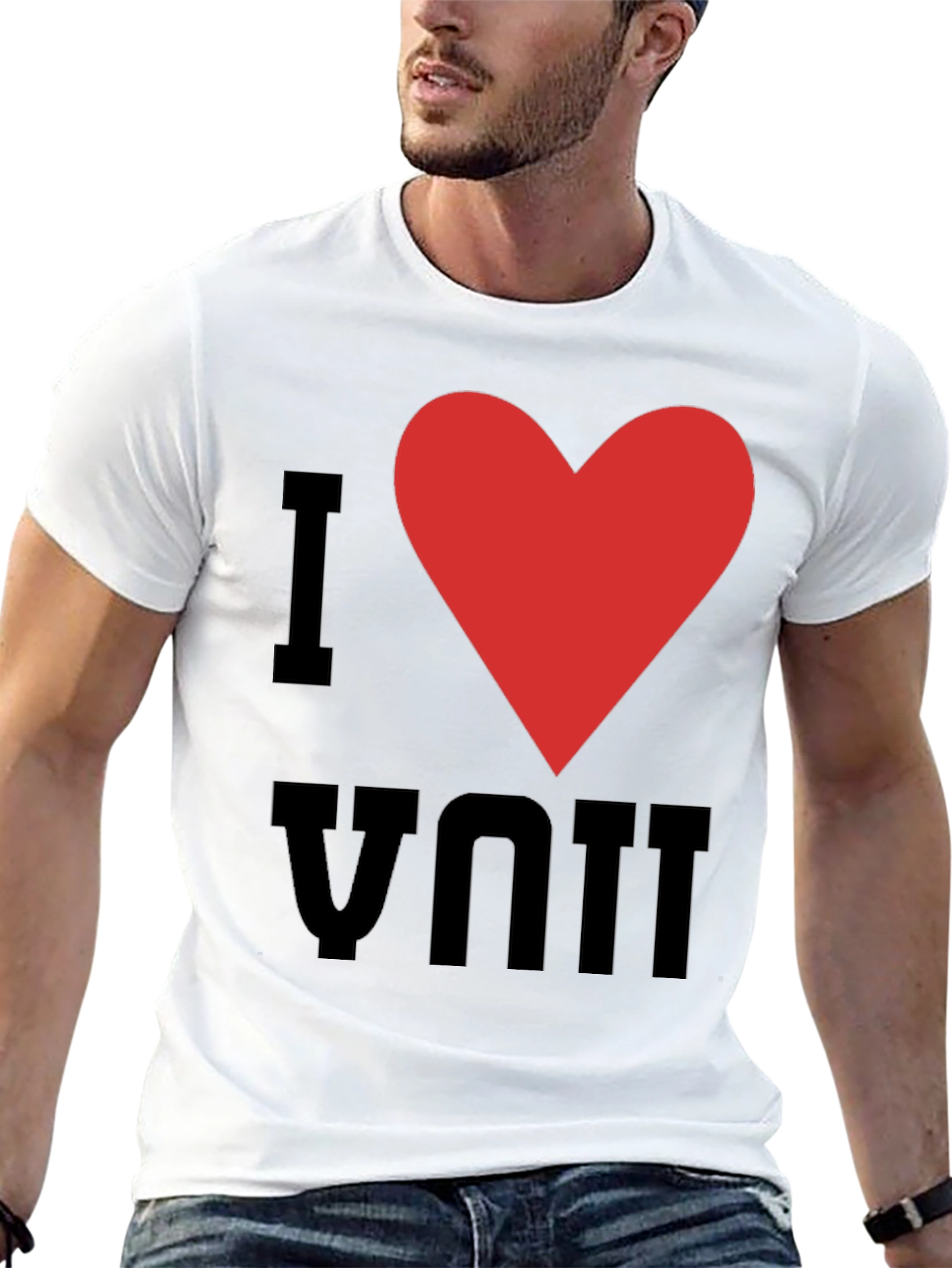 I Heart You Graphic Tee - Soft Cotton Blend