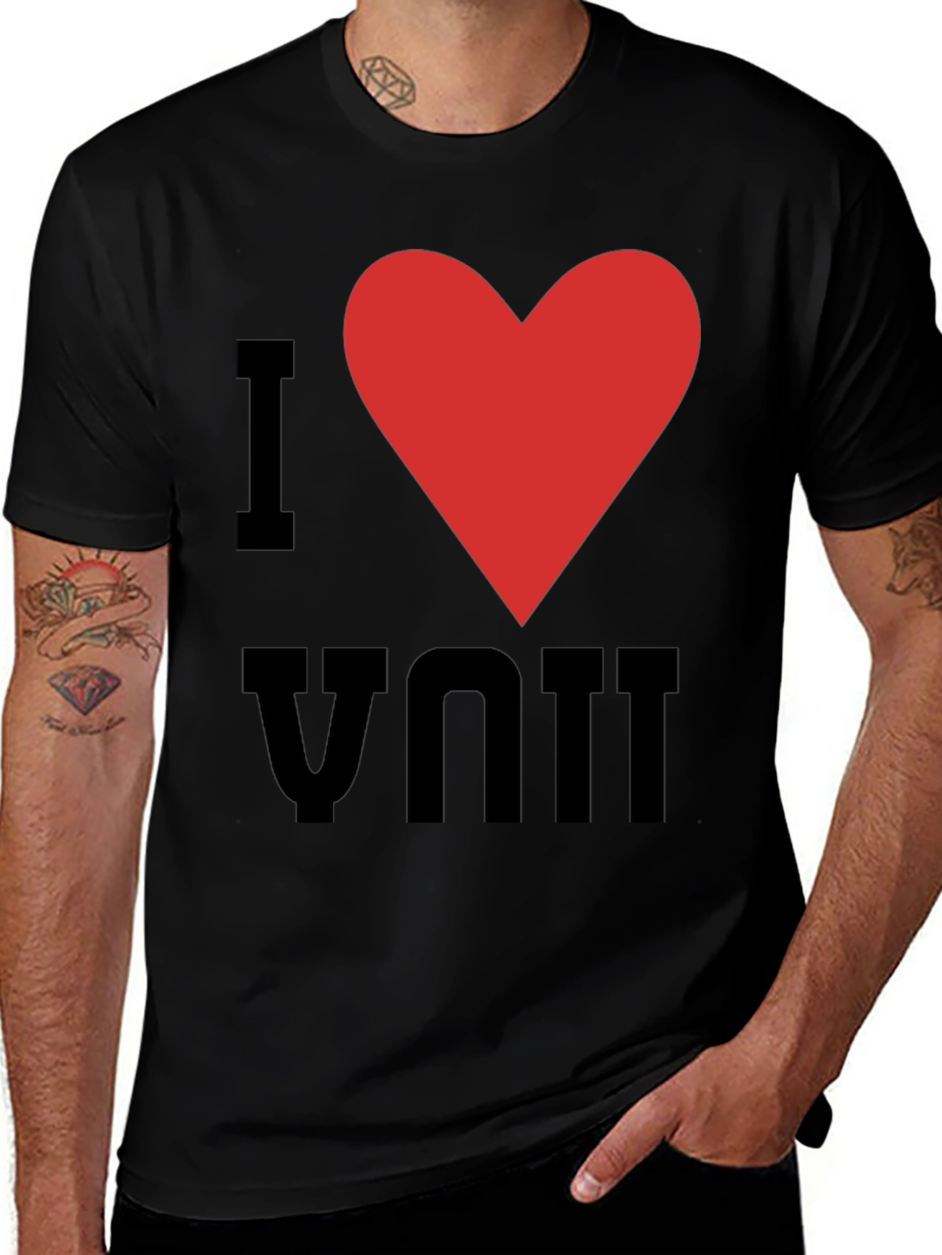 I Heart You Graphic Tee - Soft Cotton Blend