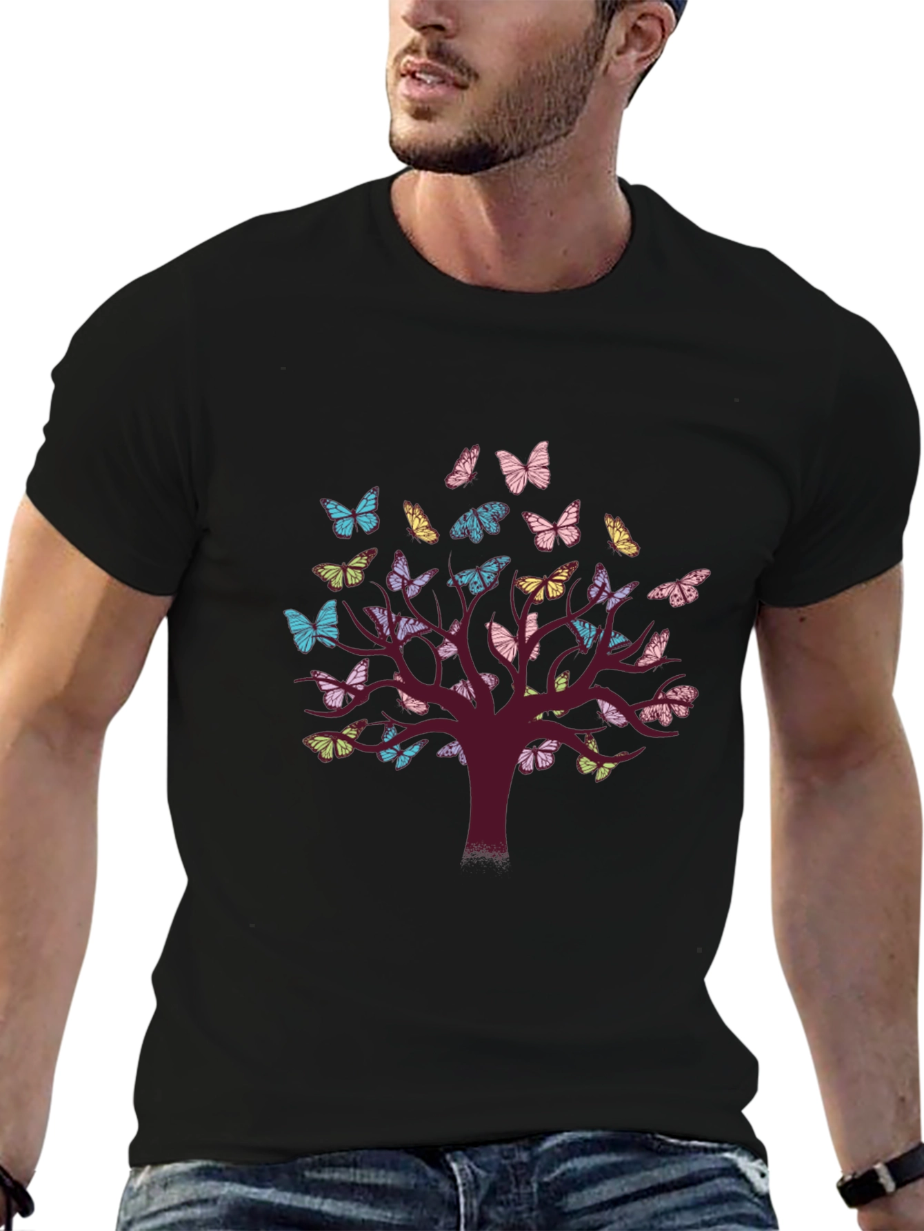 Butterfly Tree Graphic Tee - Unisex