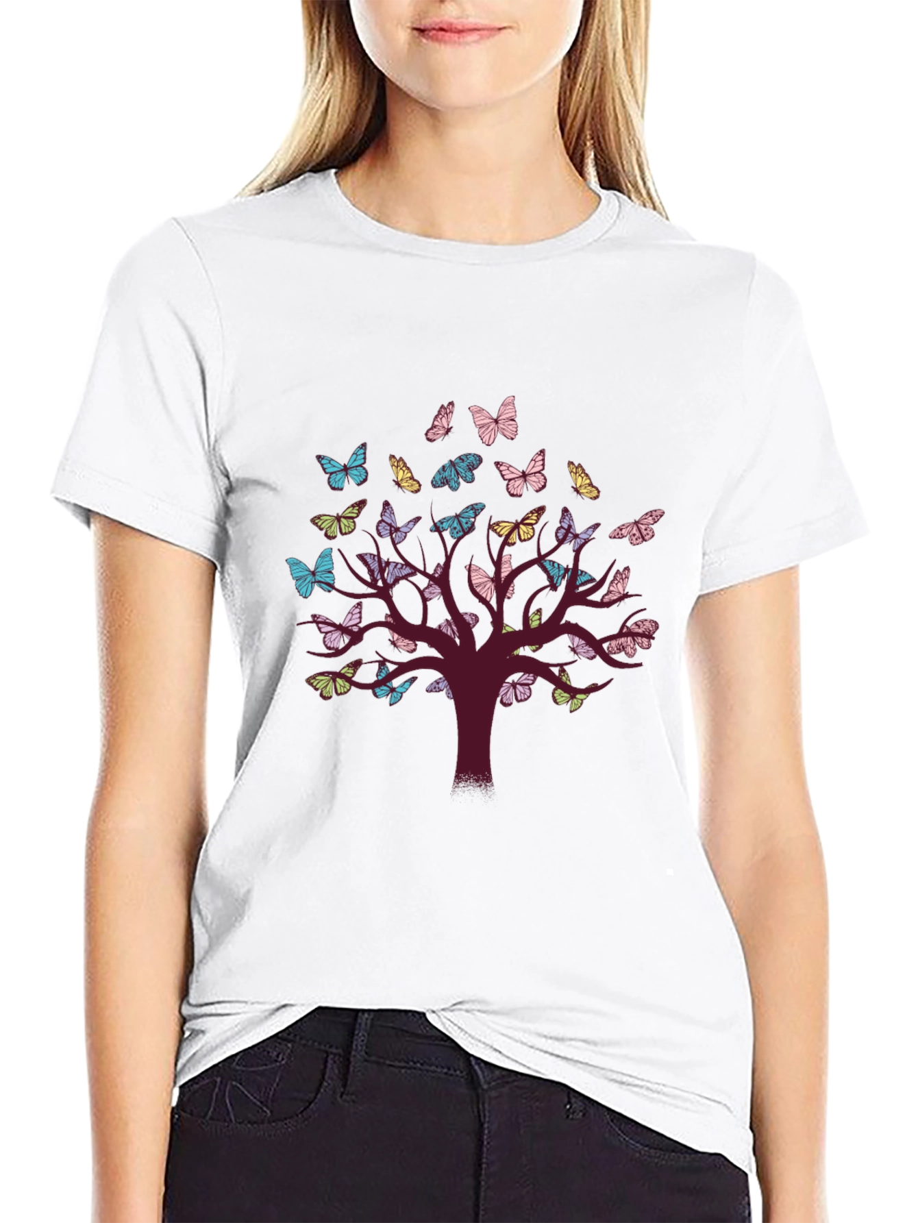 Butterfly Tree Graphic Tee - Unisex