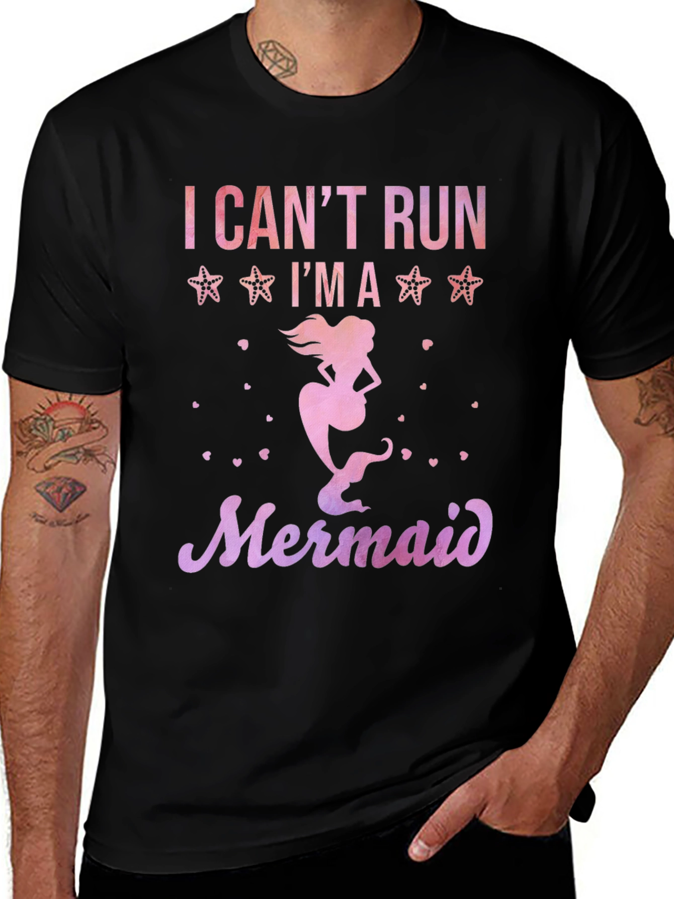 I Cant Run Im A Mermaid Graphic Tee