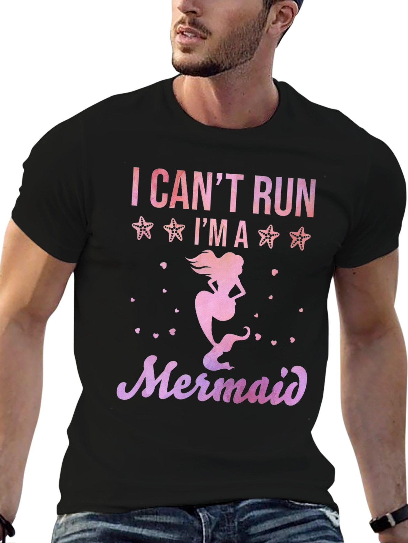 I Cant Run Im A Mermaid Graphic Tee