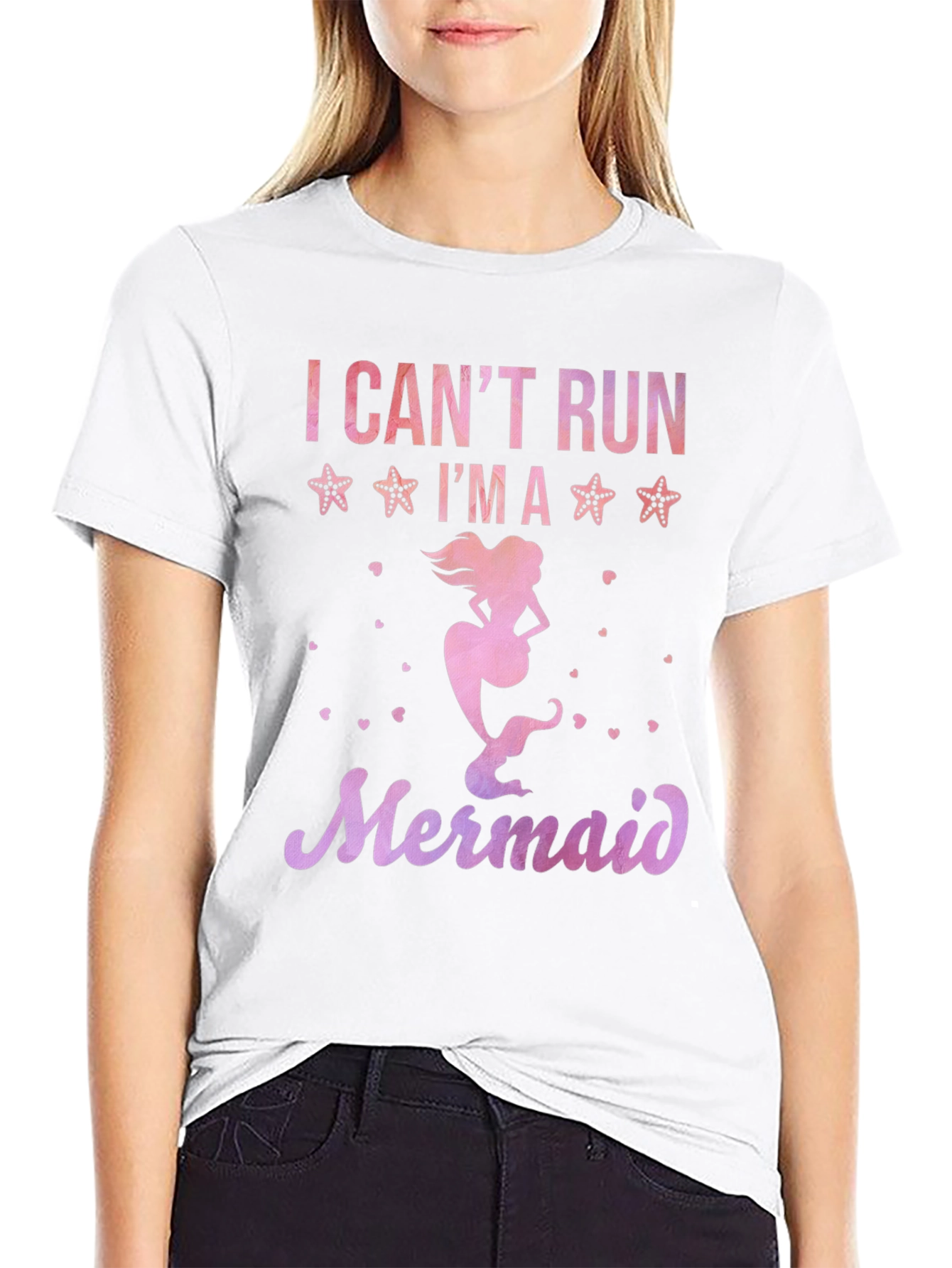 I Cant Run Im A Mermaid Graphic Tee
