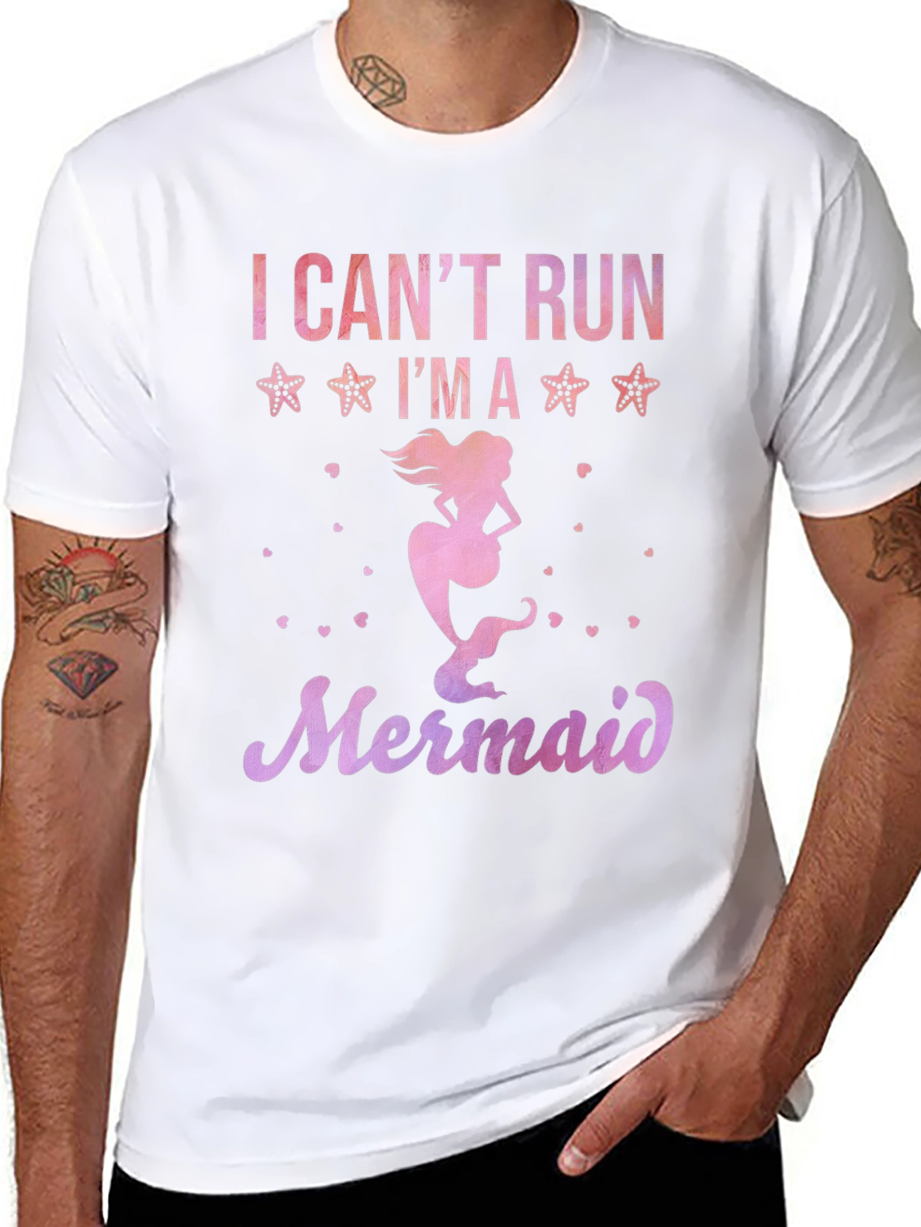 I Cant Run Im A Mermaid Graphic Tee