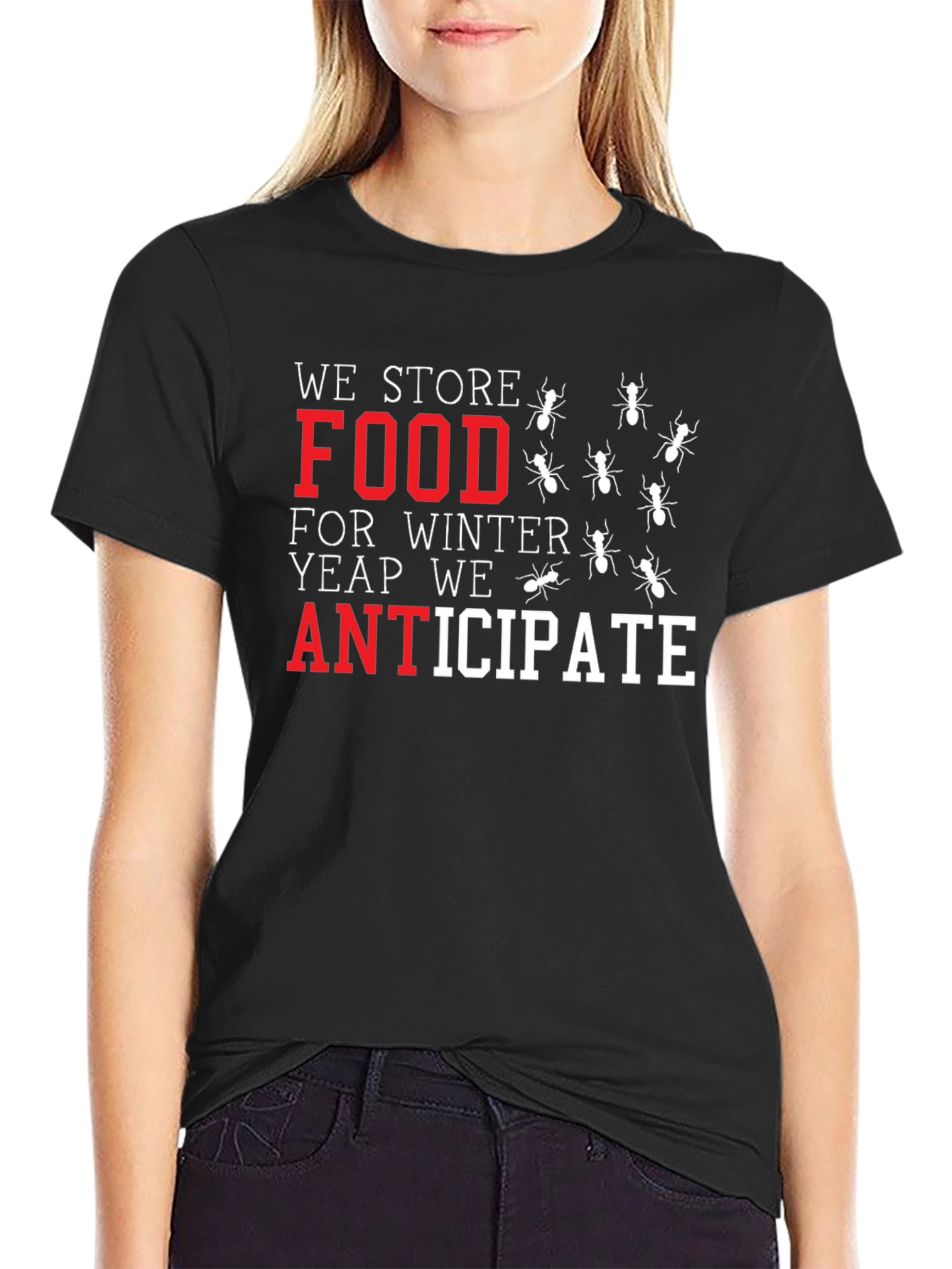 Ant-icipate Black Graphic T-Shirt