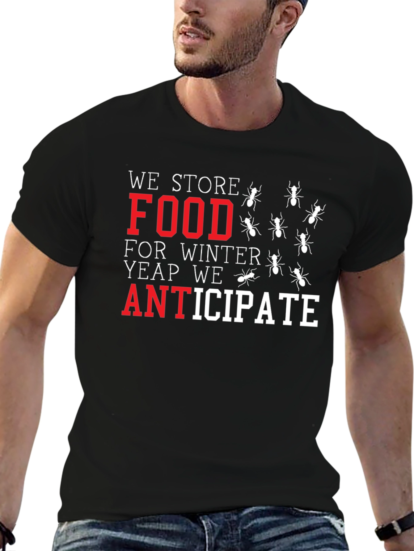 Ant-icipate Black Graphic T-Shirt