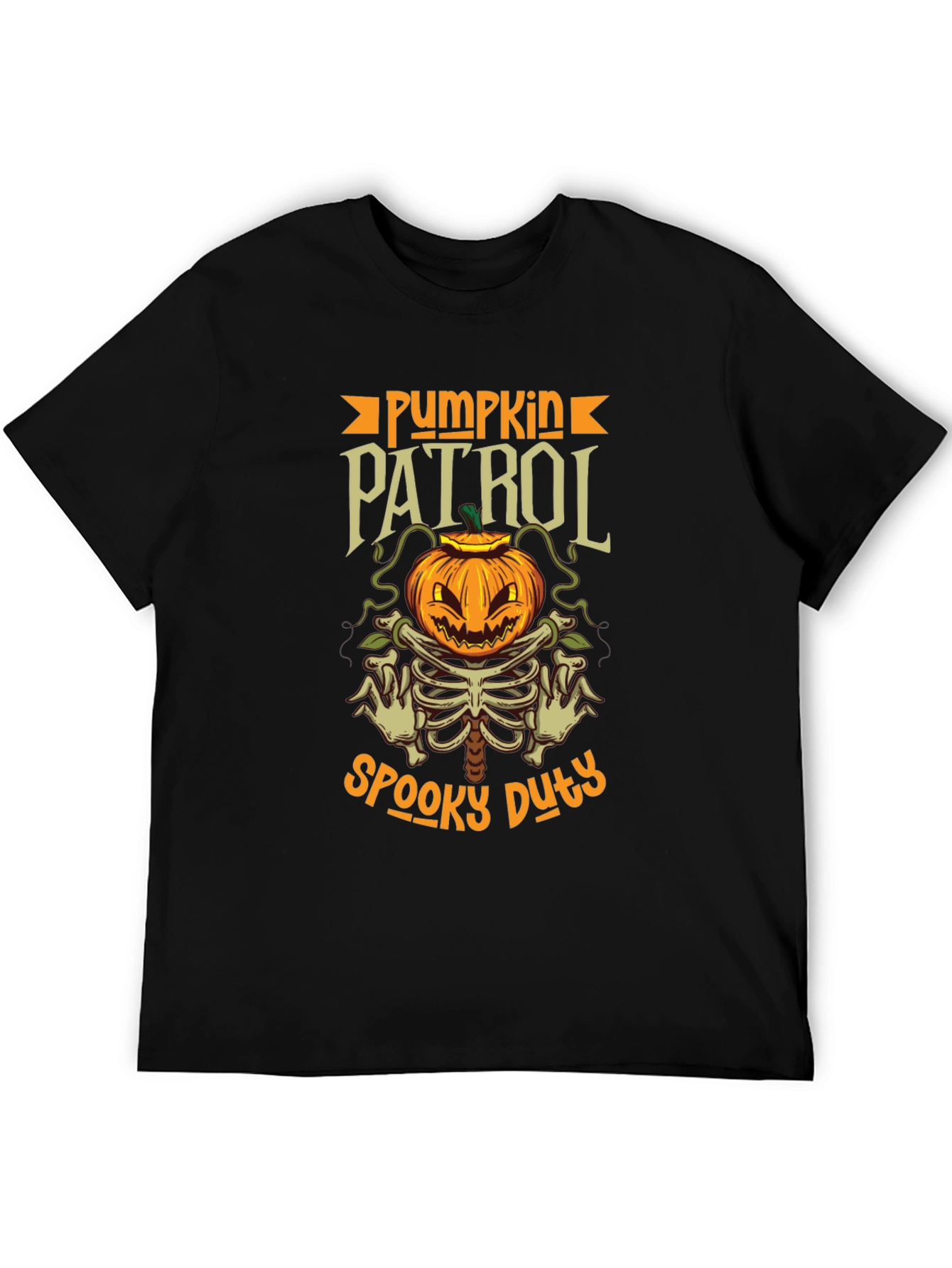 Pumpkin Patrol Spooky Duty Halloween T-Shirt