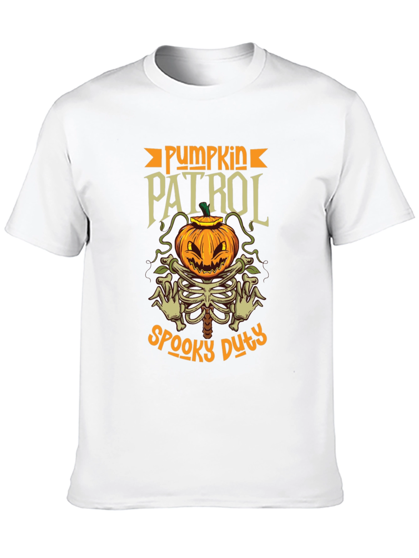 Pumpkin Patrol Spooky Duty Halloween T-Shirt