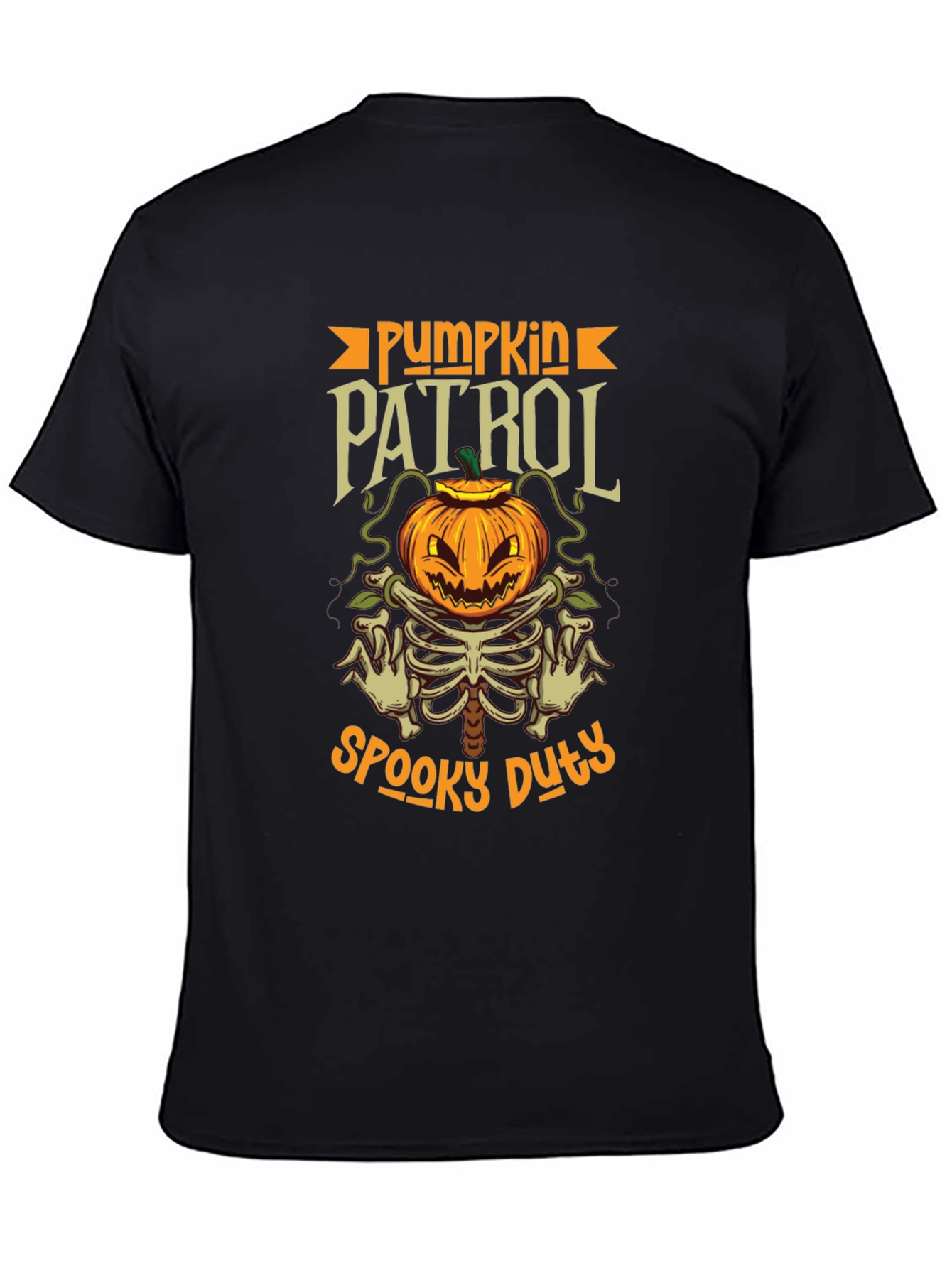 Pumpkin Patrol Spooky Duty Halloween T-Shirt