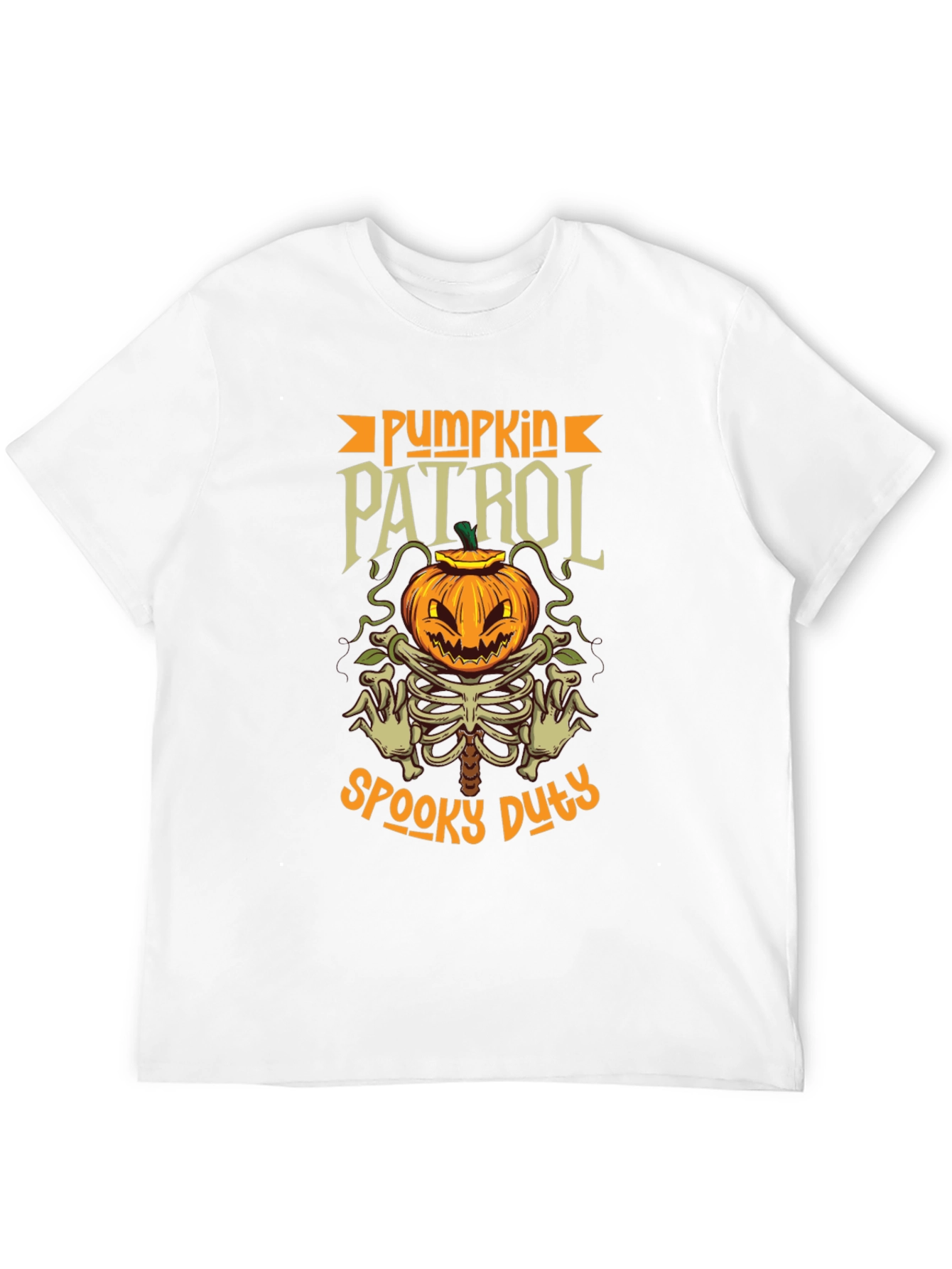 Pumpkin Patrol Spooky Duty Halloween T-Shirt