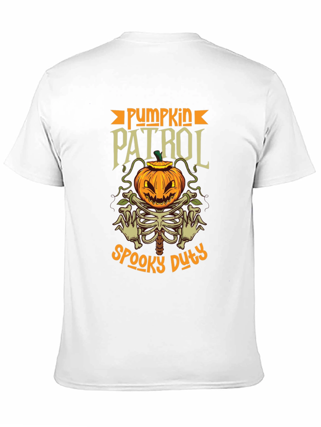 Pumpkin Patrol Spooky Duty Halloween T-Shirt