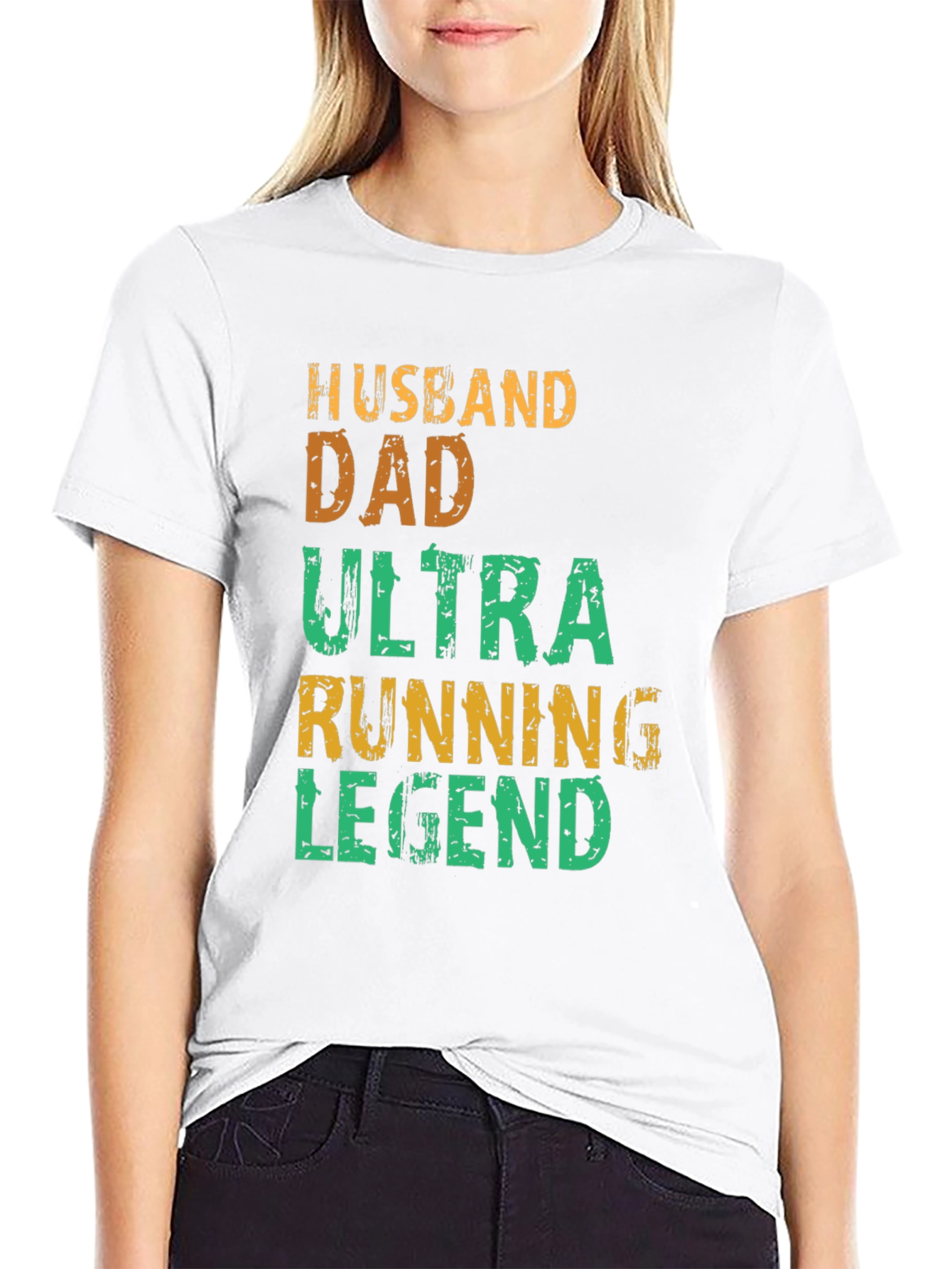 Husband Dad Ultra Running Legend Graphic Tee