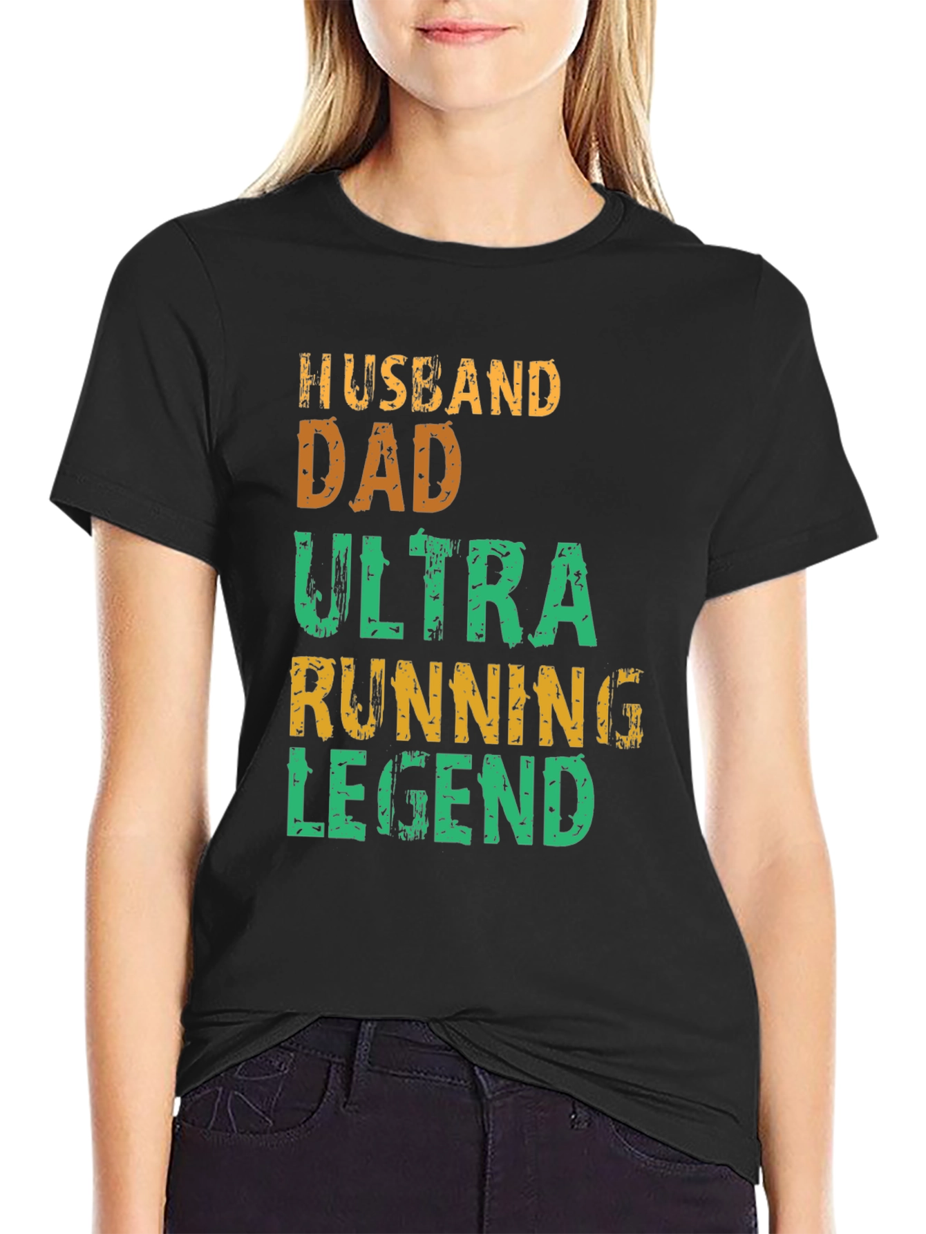Husband Dad Ultra Running Legend Graphic Tee
