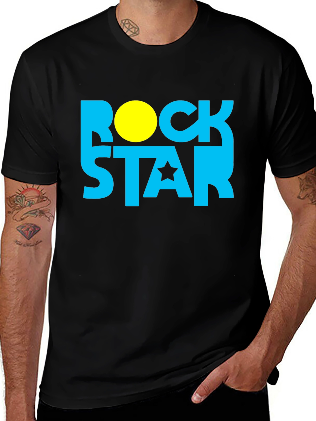Rockstar Graphic T-Shirt - Classic Crew Neck