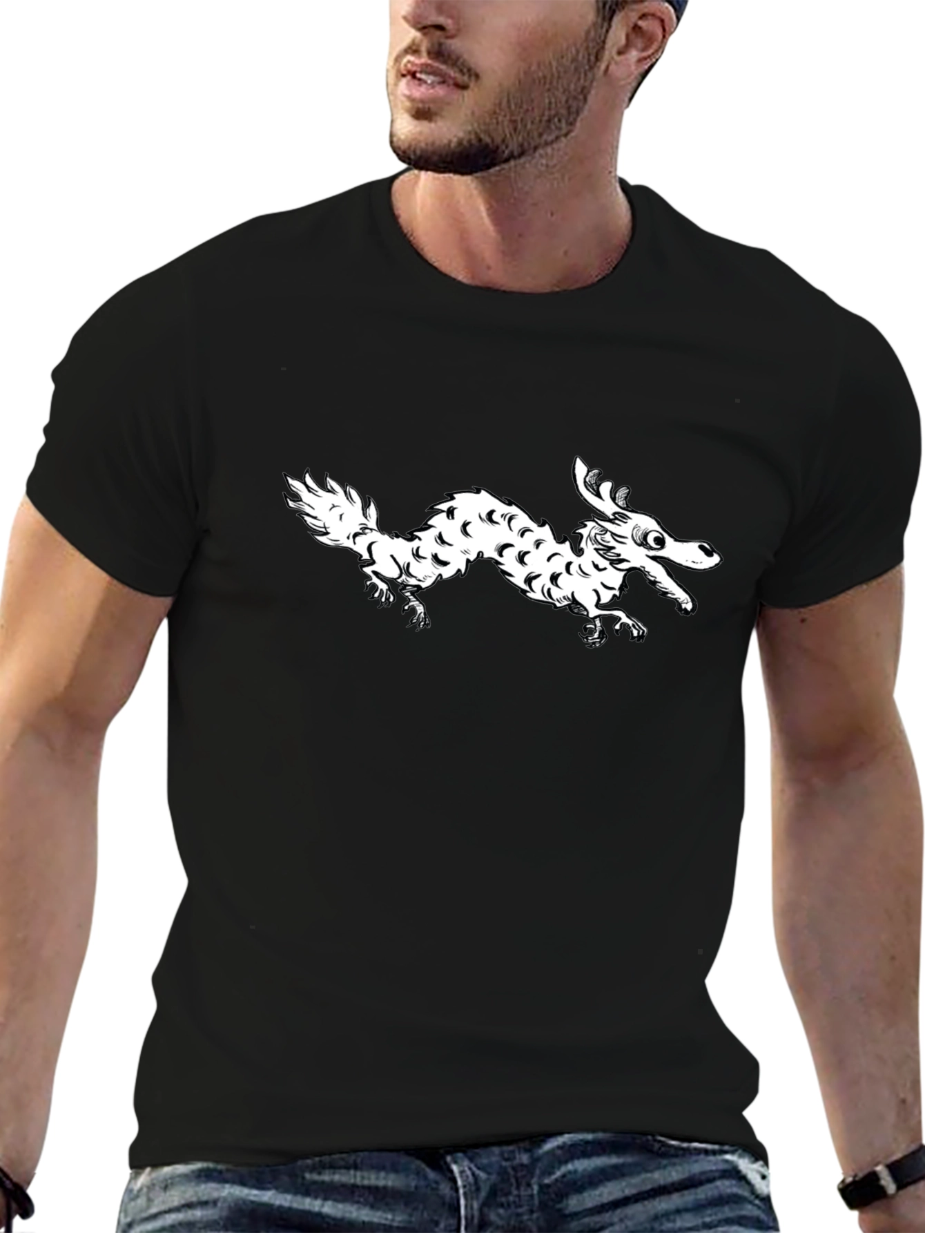 Dragon Graphic Black T-Shirt