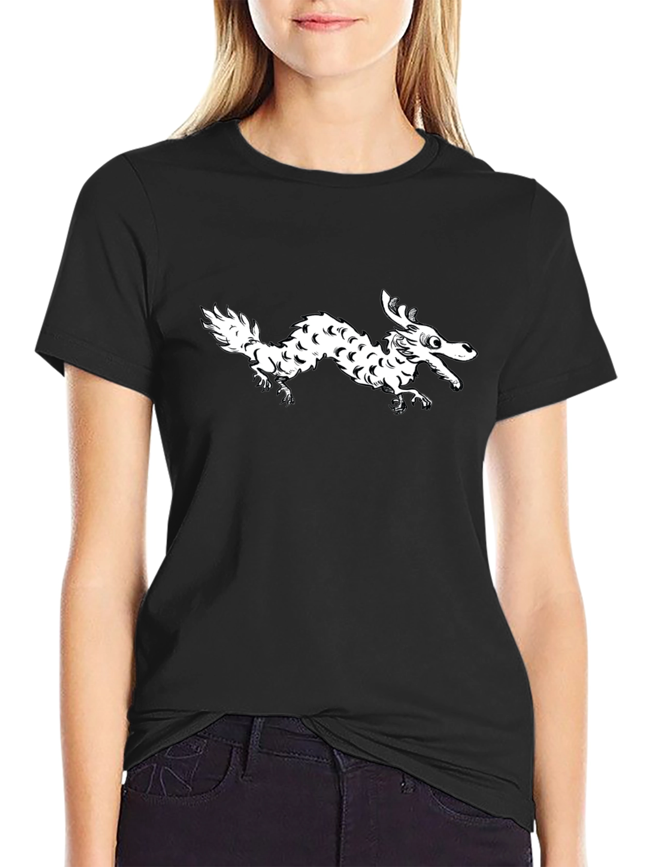 Dragon Graphic Black T-Shirt